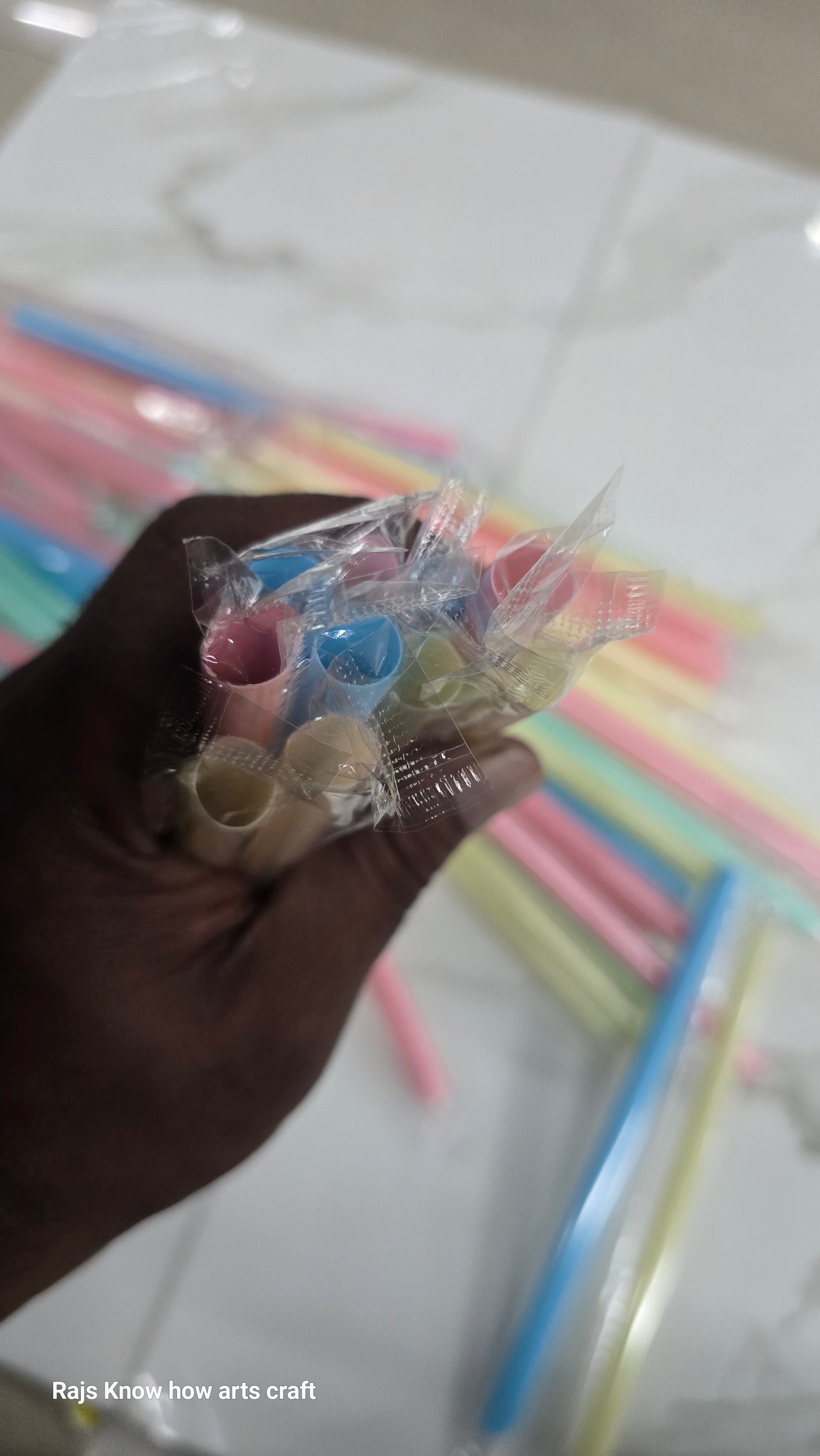 Large plastic straw 80 piece pack