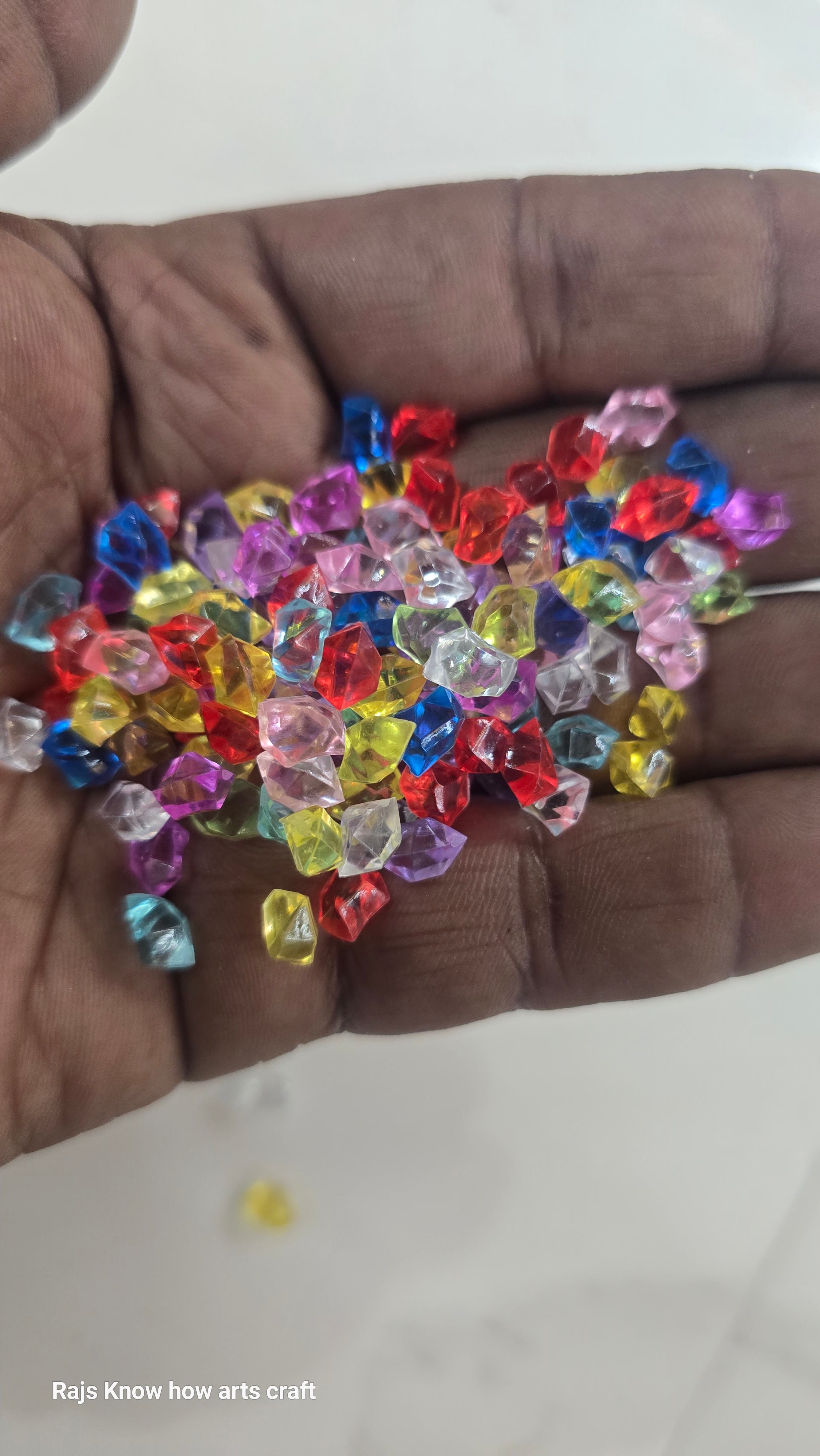 DIAMOND multicolor TRANSPARENT STONE-Dcc50