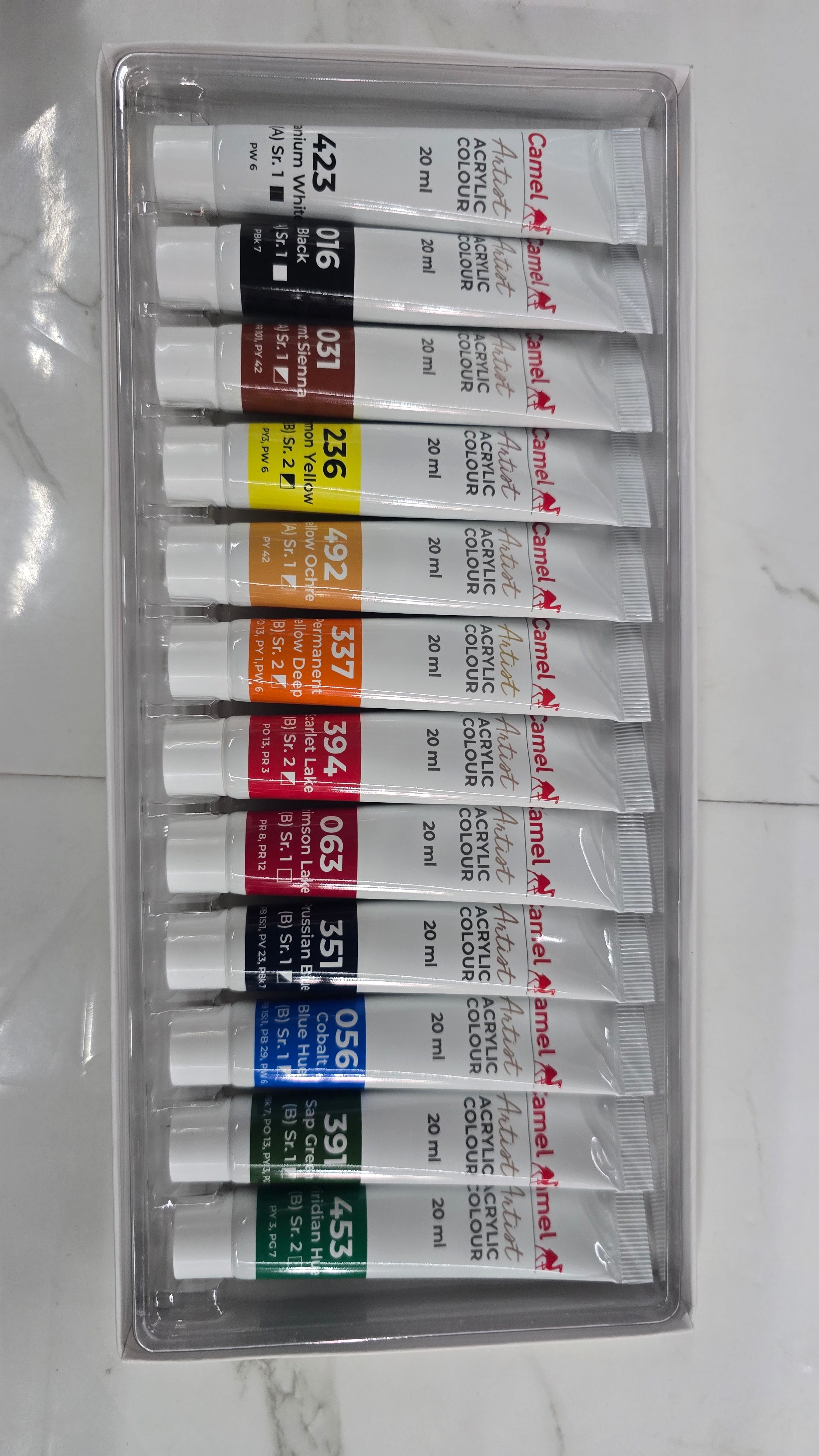 20ml Camlin Artist range acrylic colours