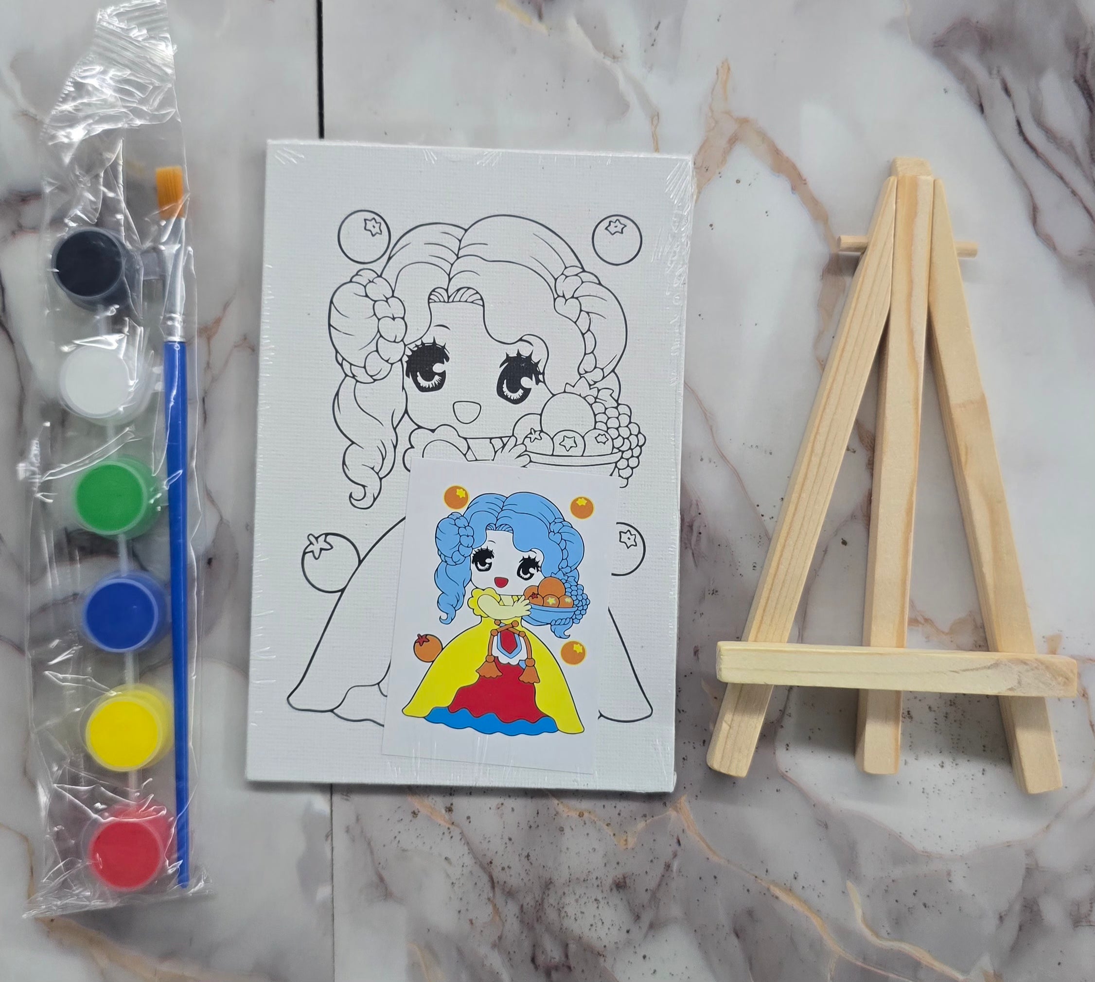 DIY premarked canvas kit- small set of 2