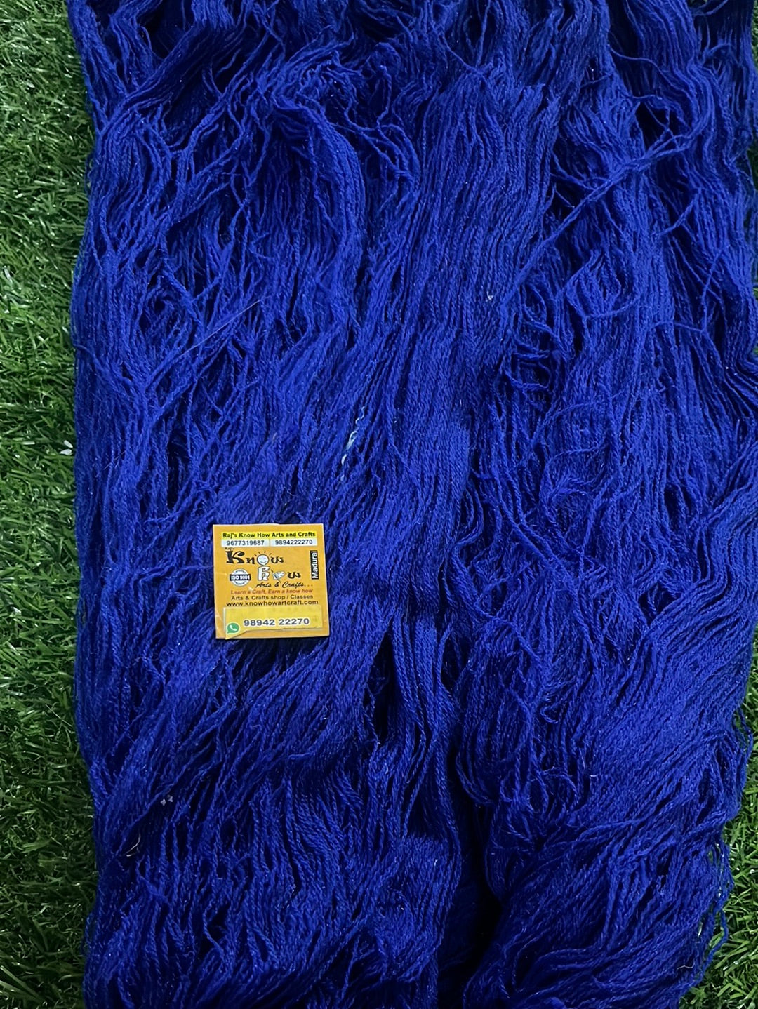 Ink blue Woolen thread - 200 g