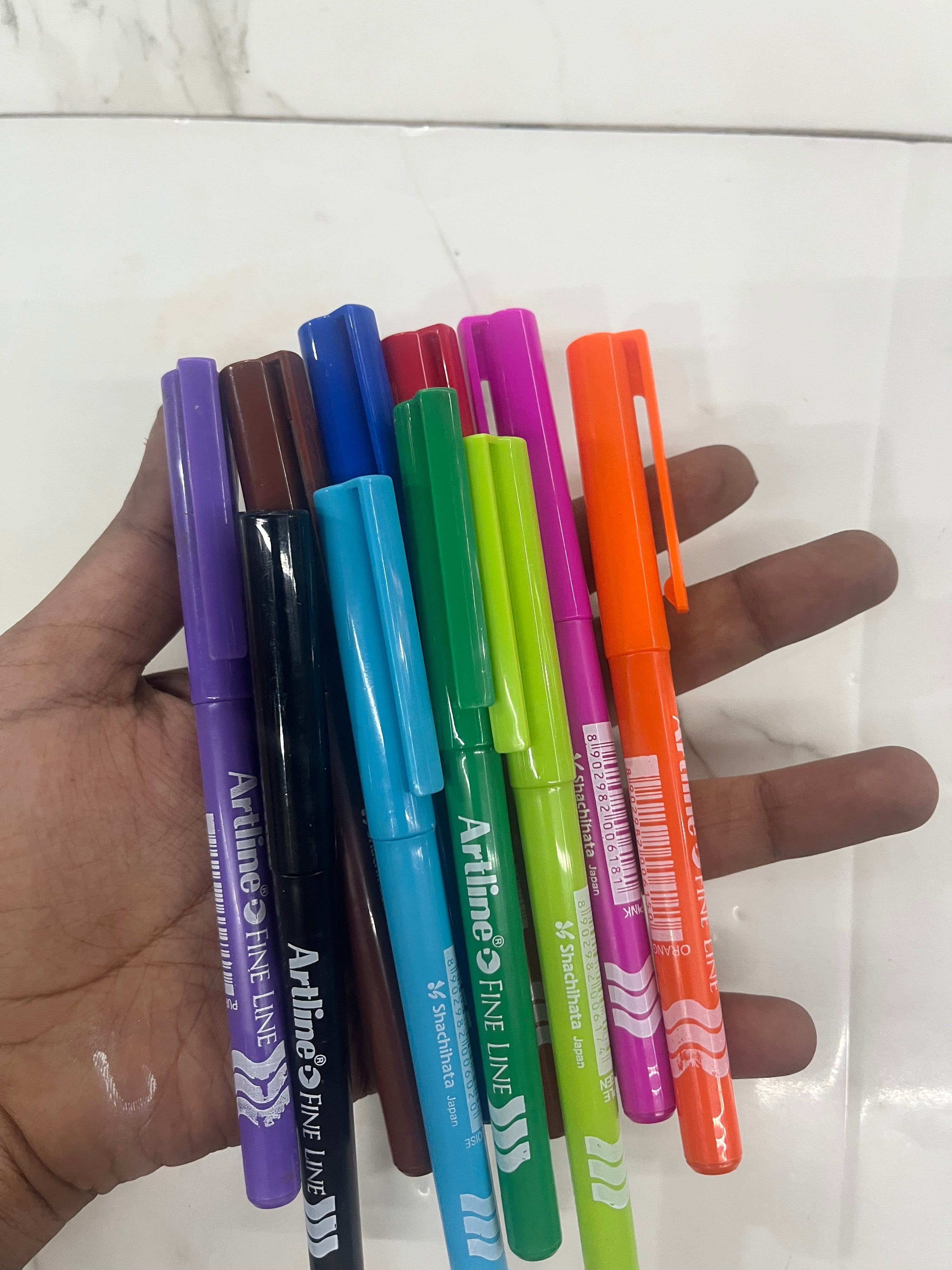 Artline writing pen-10 vibrant colours