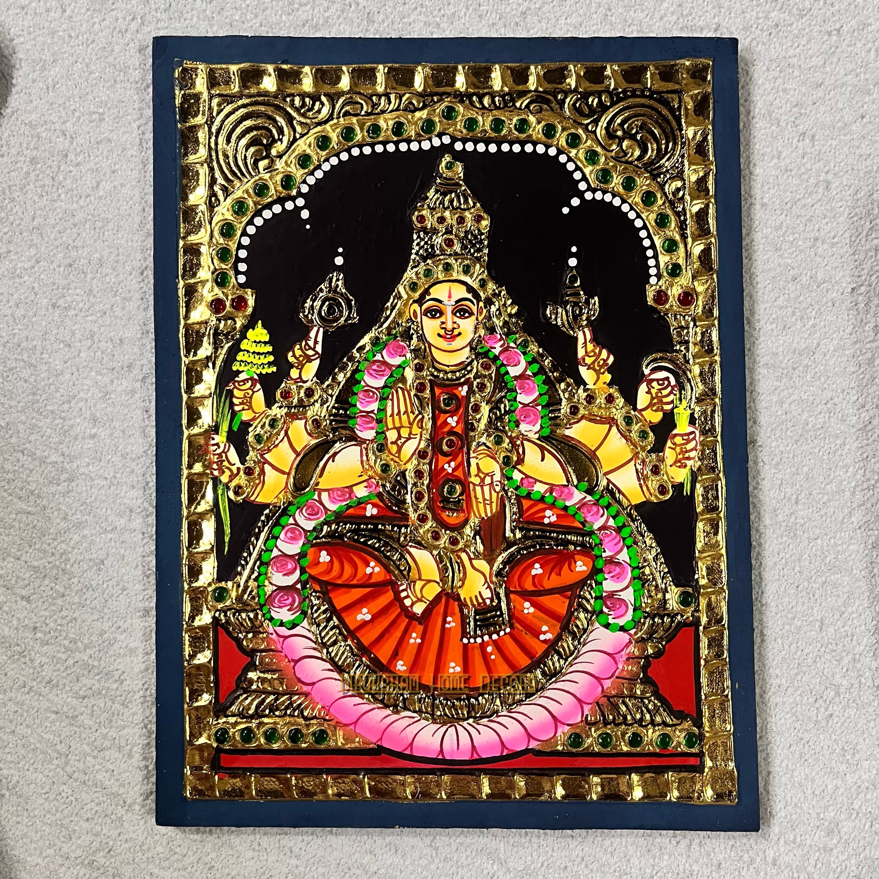 Ashtalakshmi set Coloured Tanjore paintings