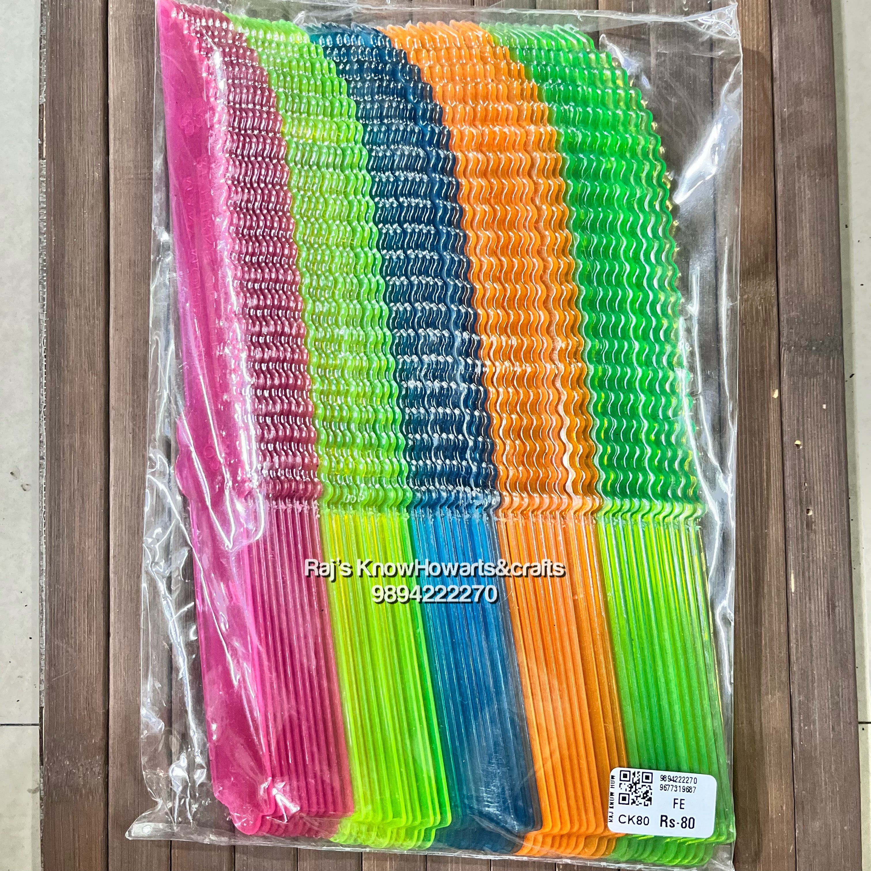 CAKEKNIFE PLASTIC 50PCS PACK-CK80