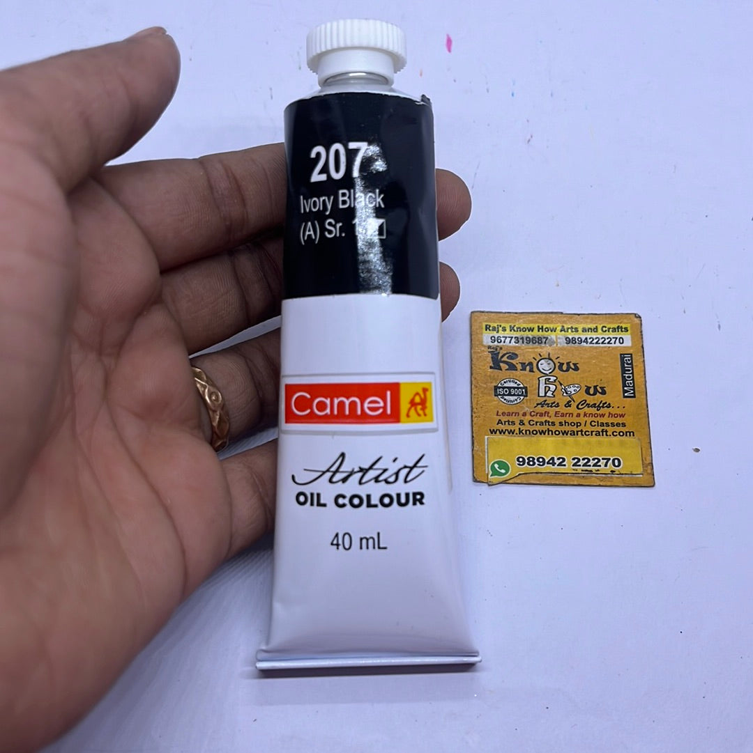 Artist Oil Color Ivory black 40 ml- 1 tube