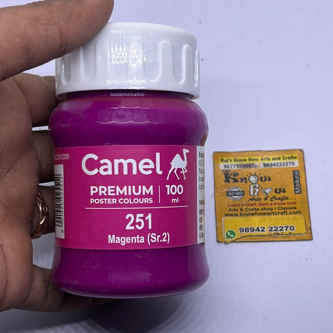 Camel premium poster colours magenta 100 ml
