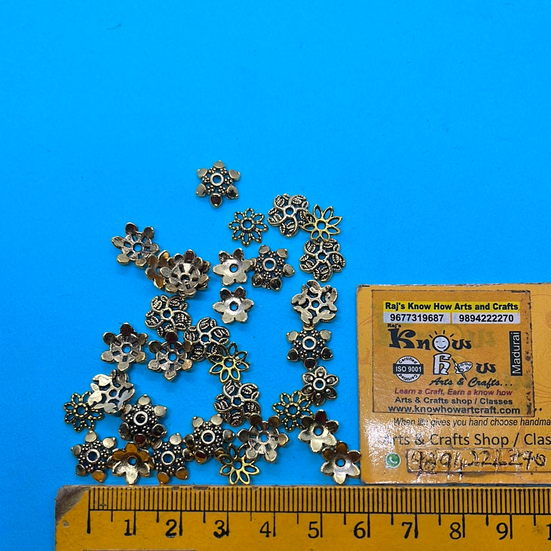 Silver metal  spacer beads more than 25pc