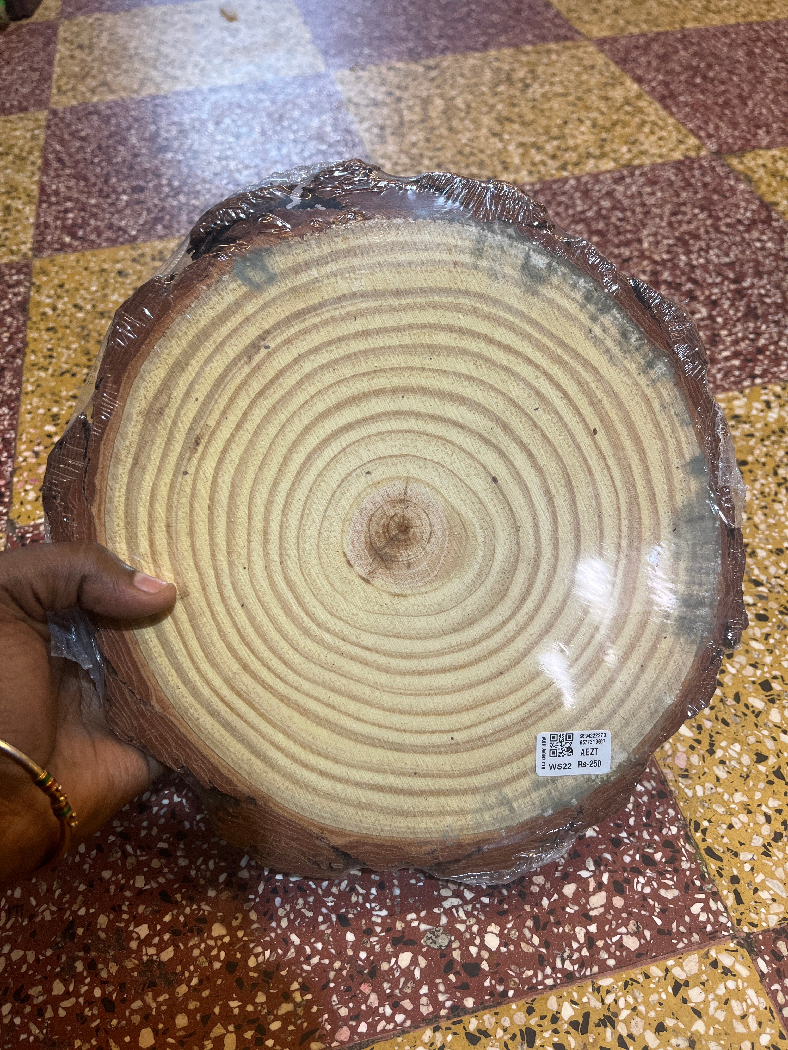Wooden slices