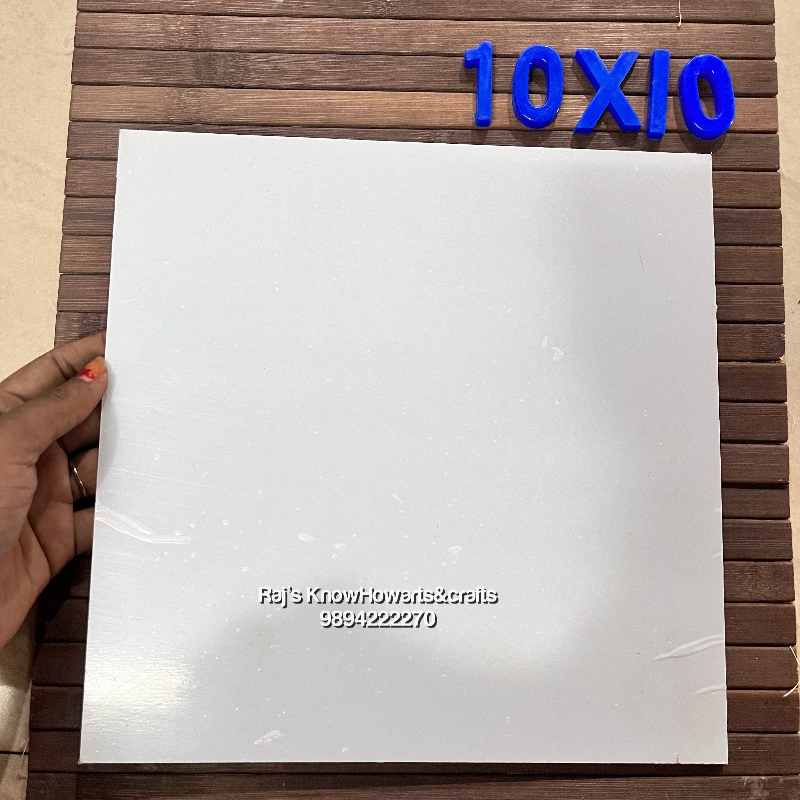 10*10Acrylic square Transparent sheets