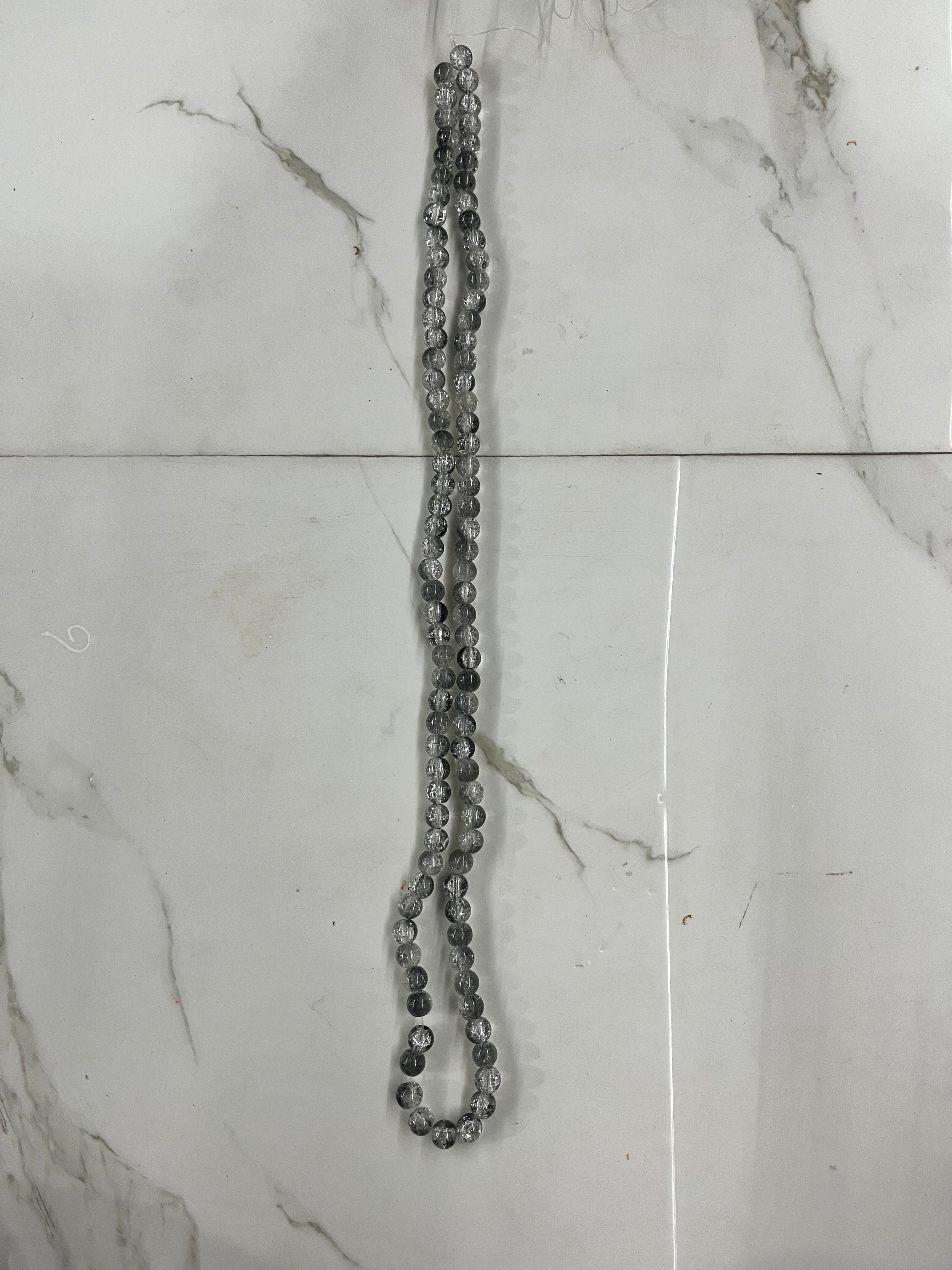 Crackle beads one line-2