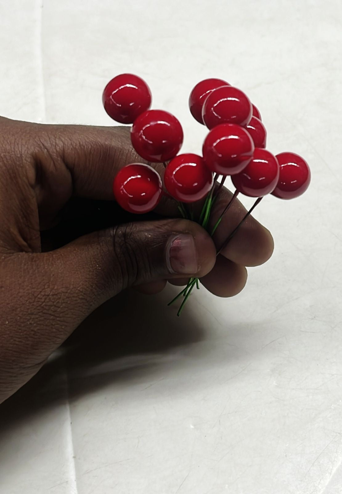 Artificial Berries 1.2cm 100piece in a 1pack