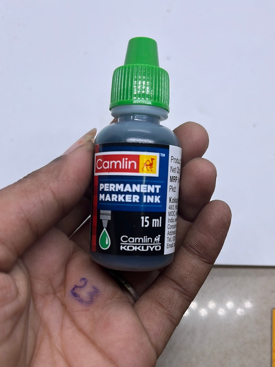 Permanent marker ink  15 ml