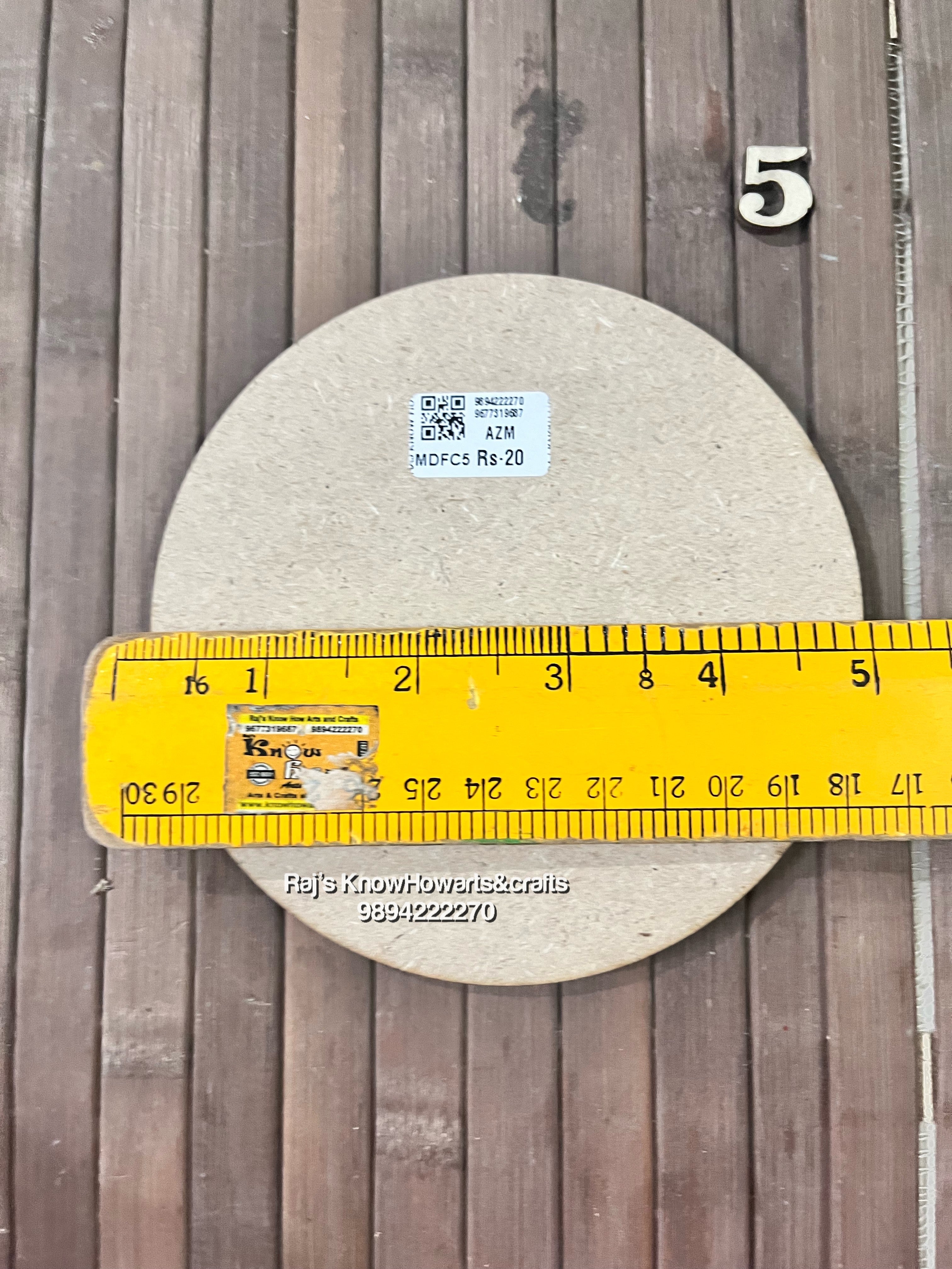 Mdf CIRCLE 5 inch-MDFC5