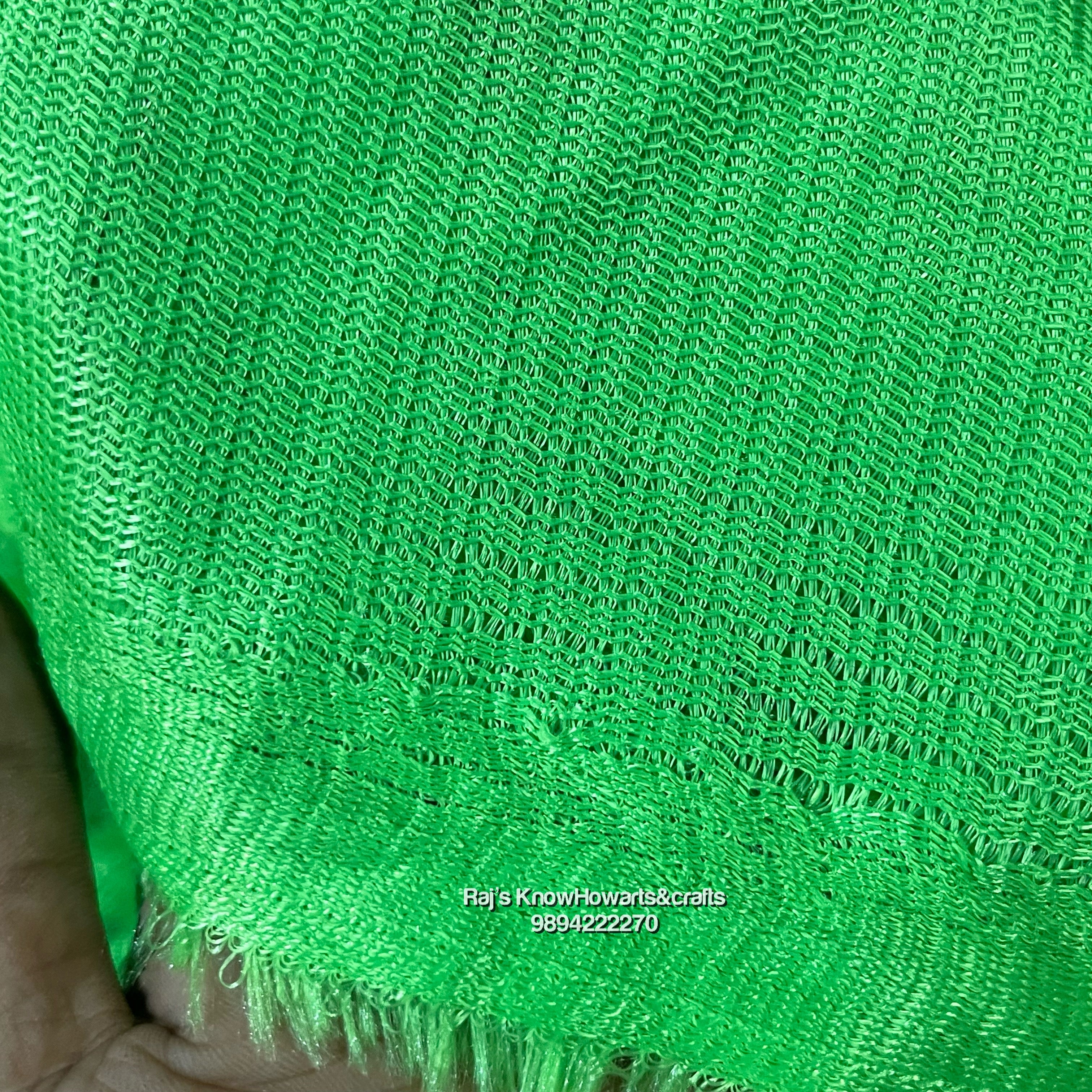 Neon green   fur cloth - 1 meter