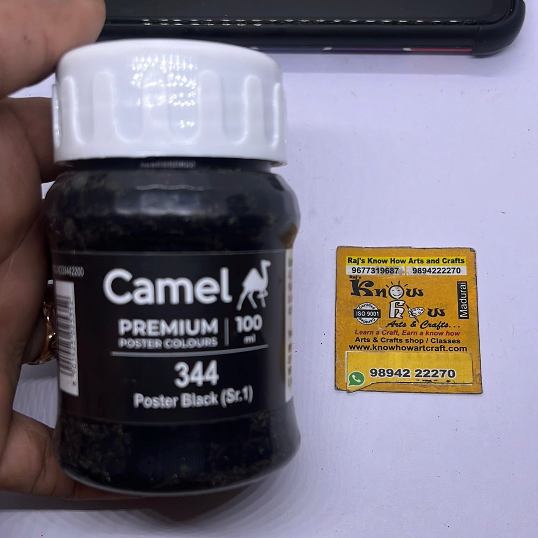 Camel premium poster colours poster black   100 ml