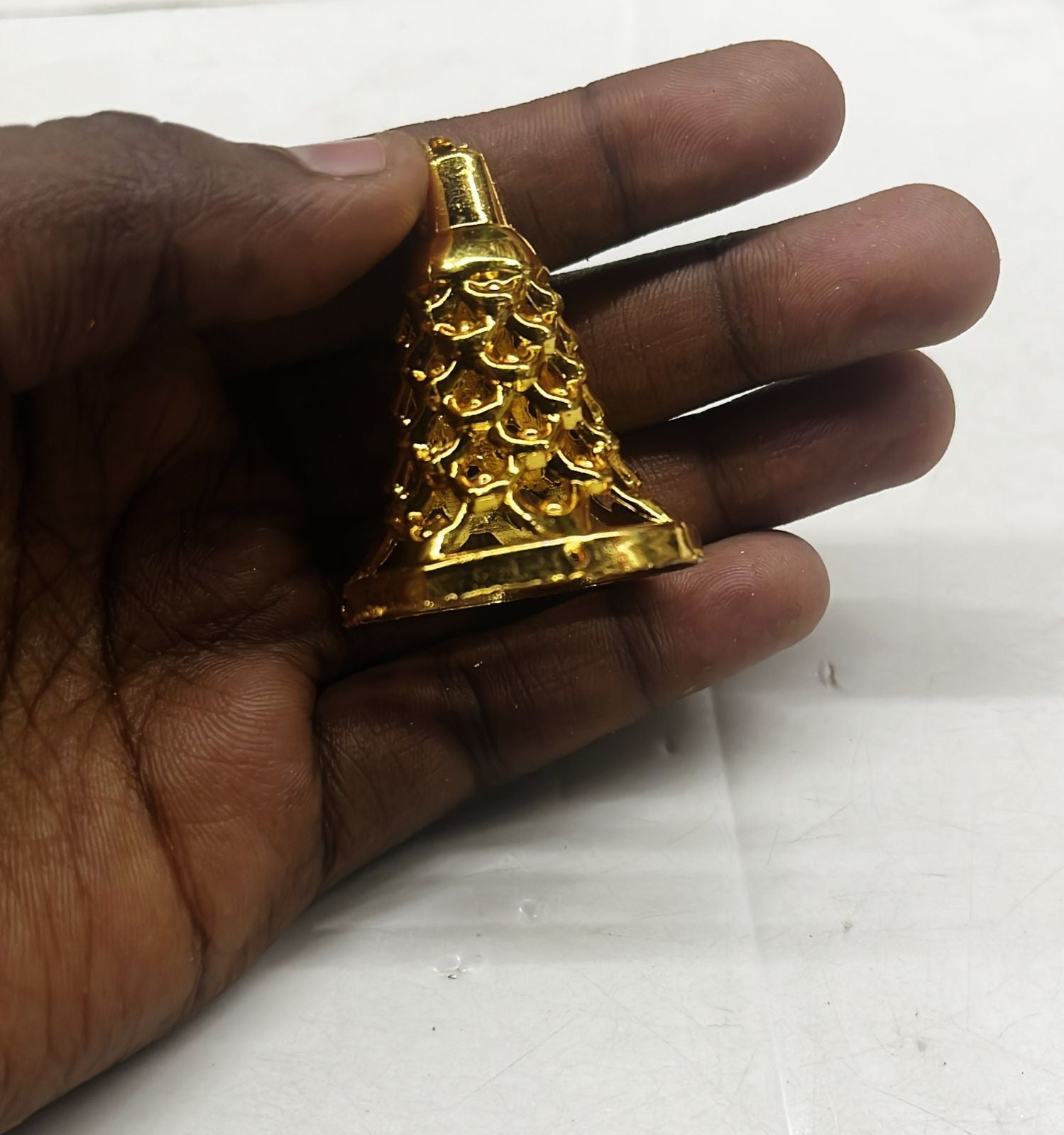 Golden acrylic bell with hole difference size available