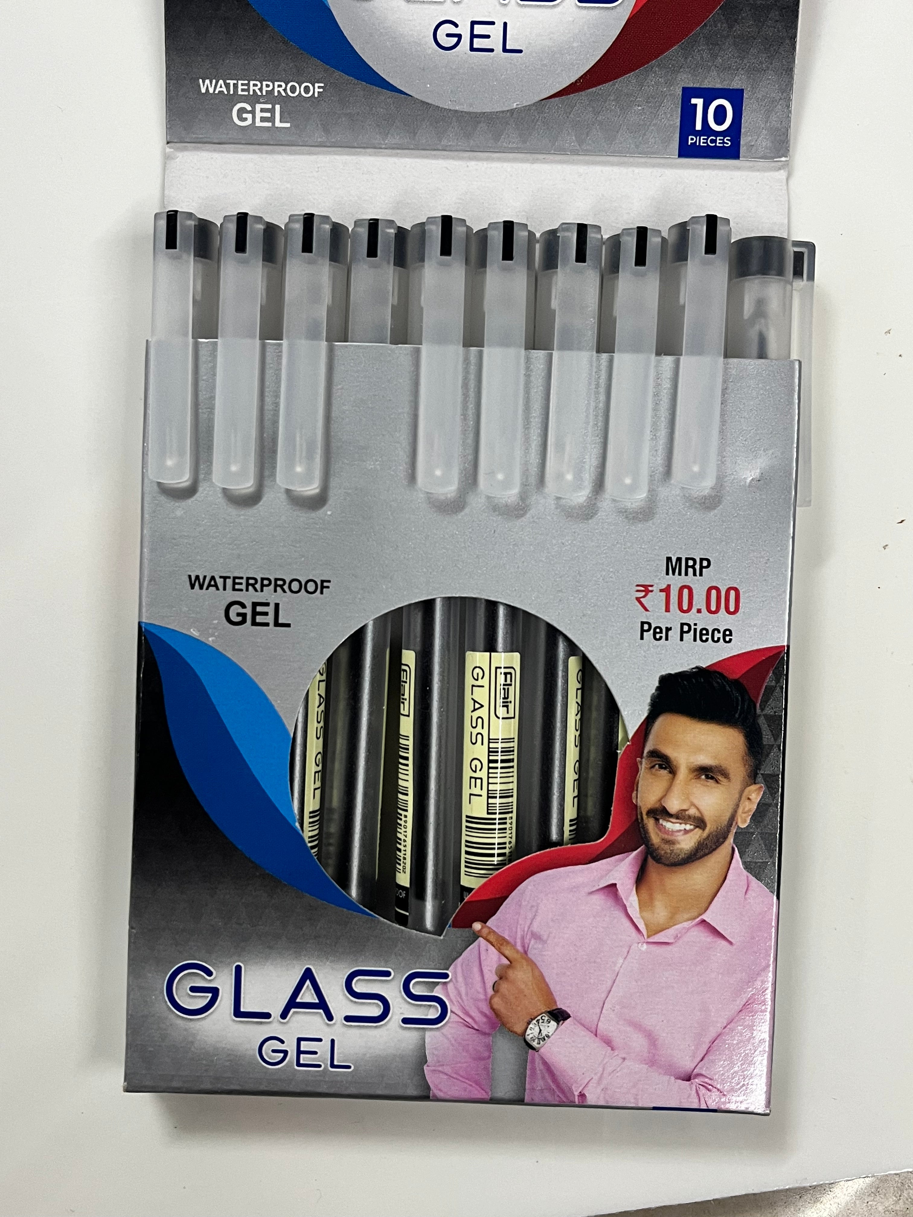 FLAIR GLASS GEL BLACK
Pen - 5 pc