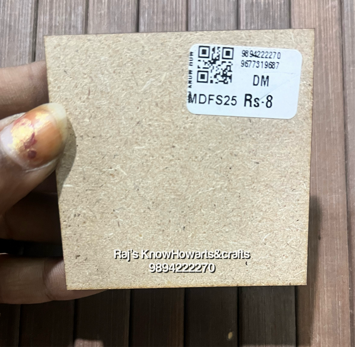 MDF SQUARE 2.5-MDFS25 – KnowHowArtCraft
