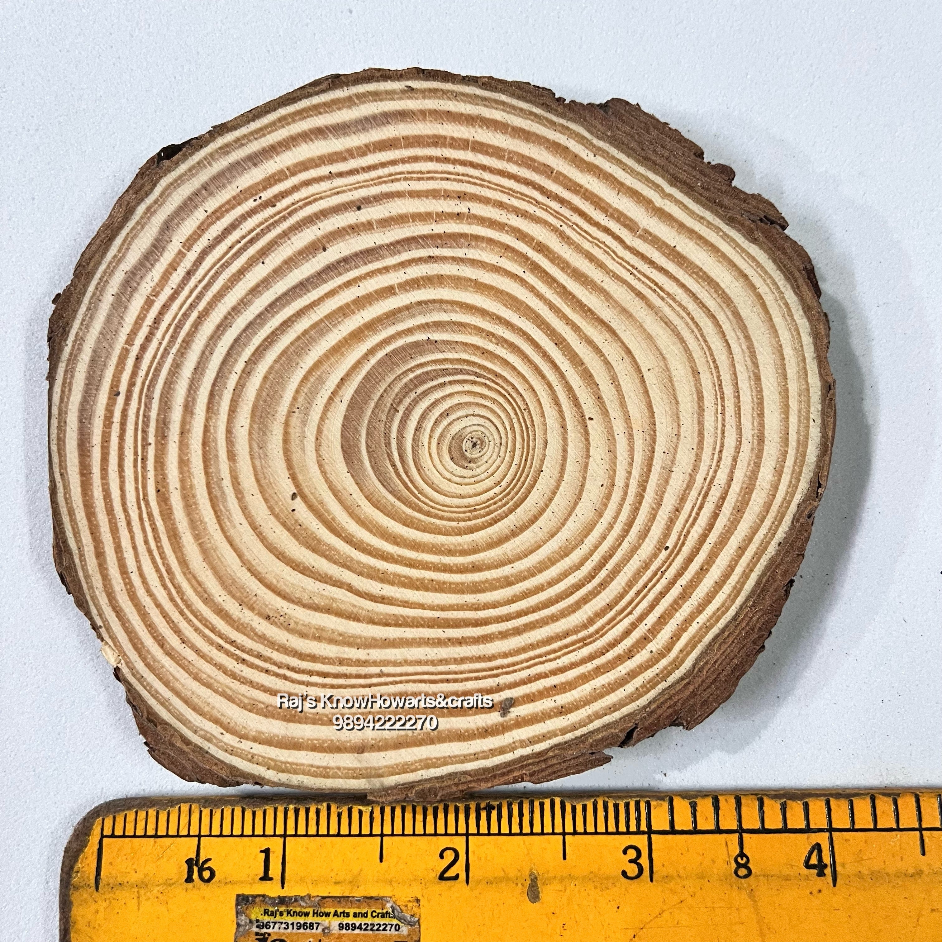 Wooden Slices (3.5 -4inch,9 TO 10CM)-WS910