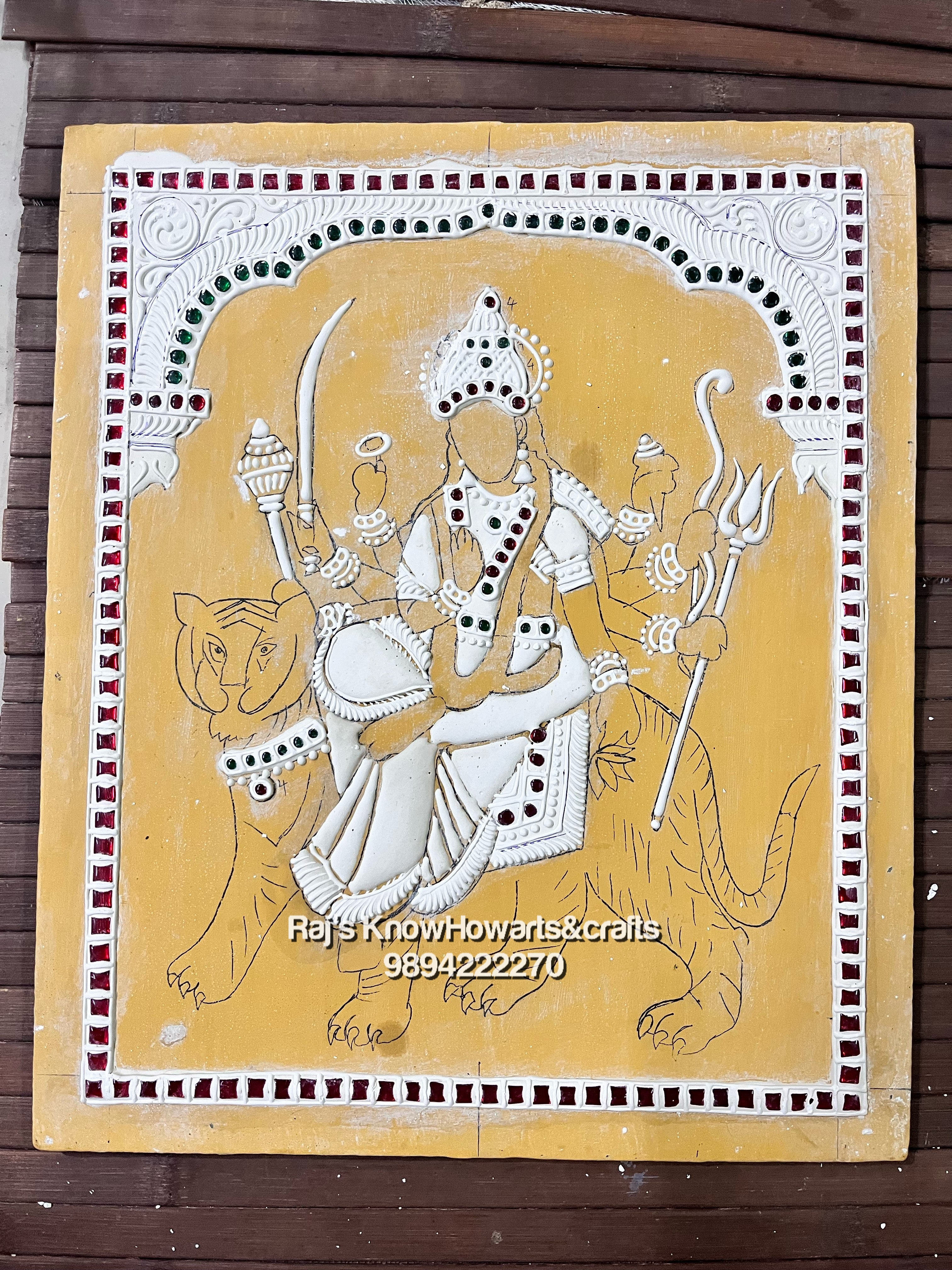 Durga Semi finished muck board  10 x 12  -1 board