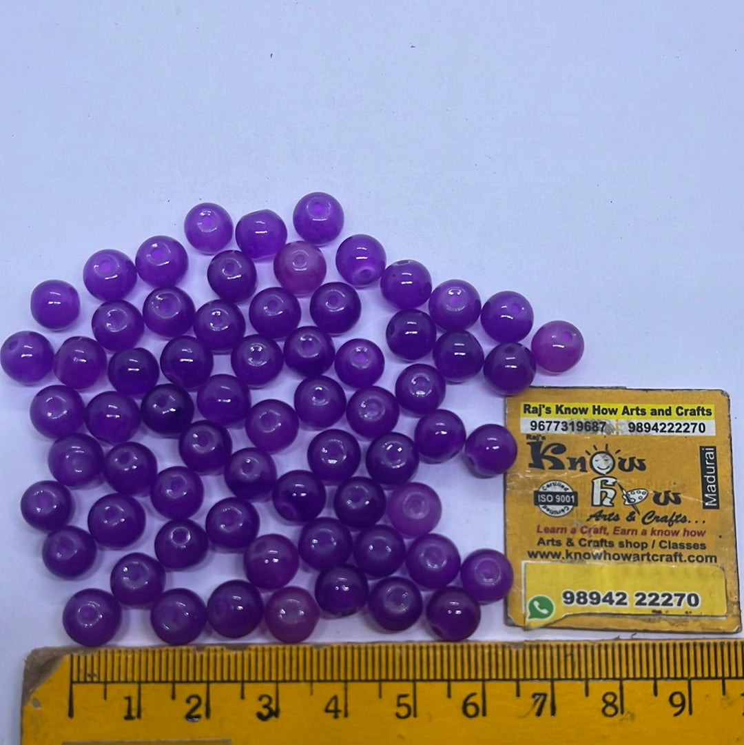 4mm round small beads 50g in a pack