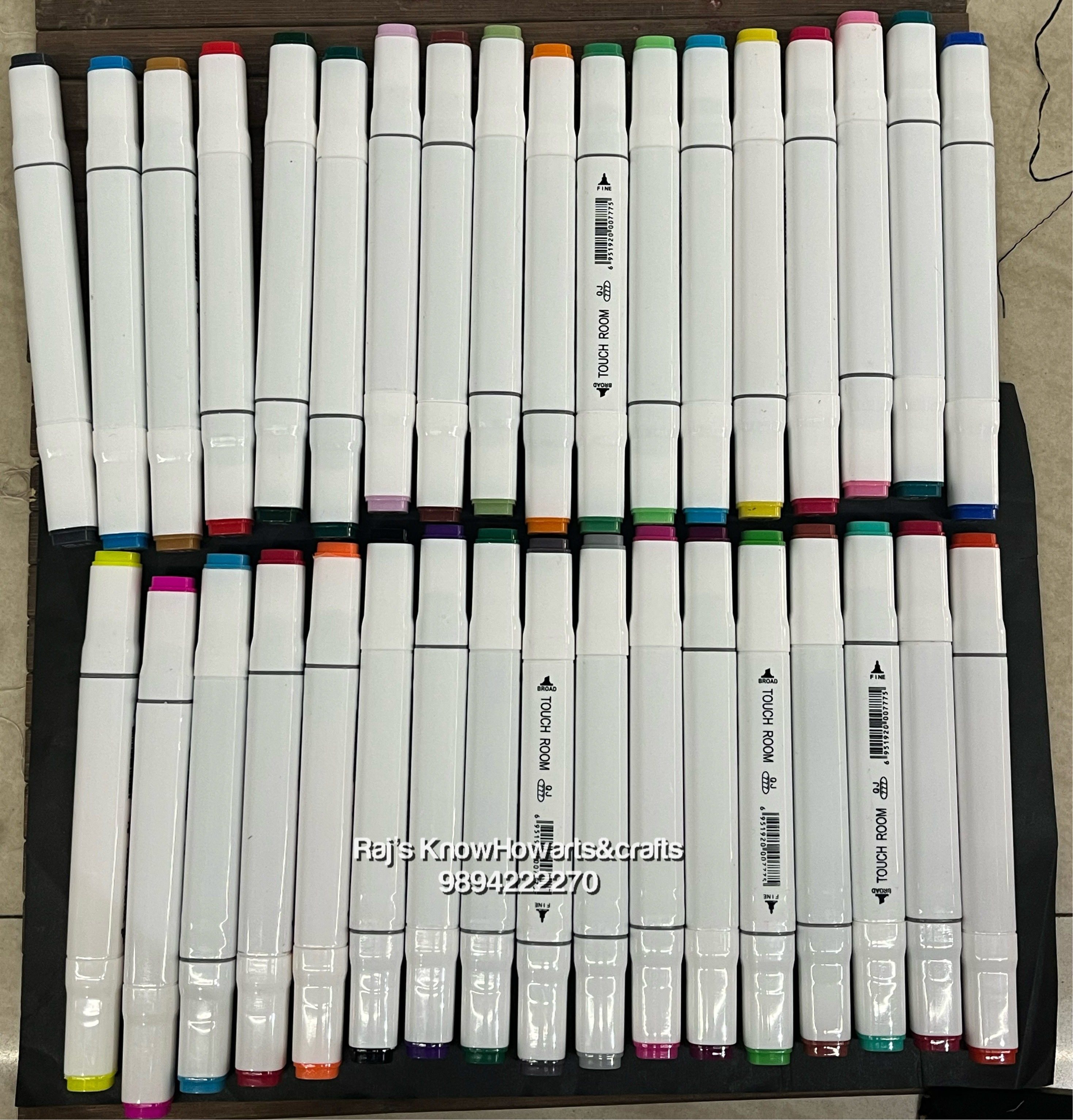 Touchroom two nib marker set 36 colour-TRM36