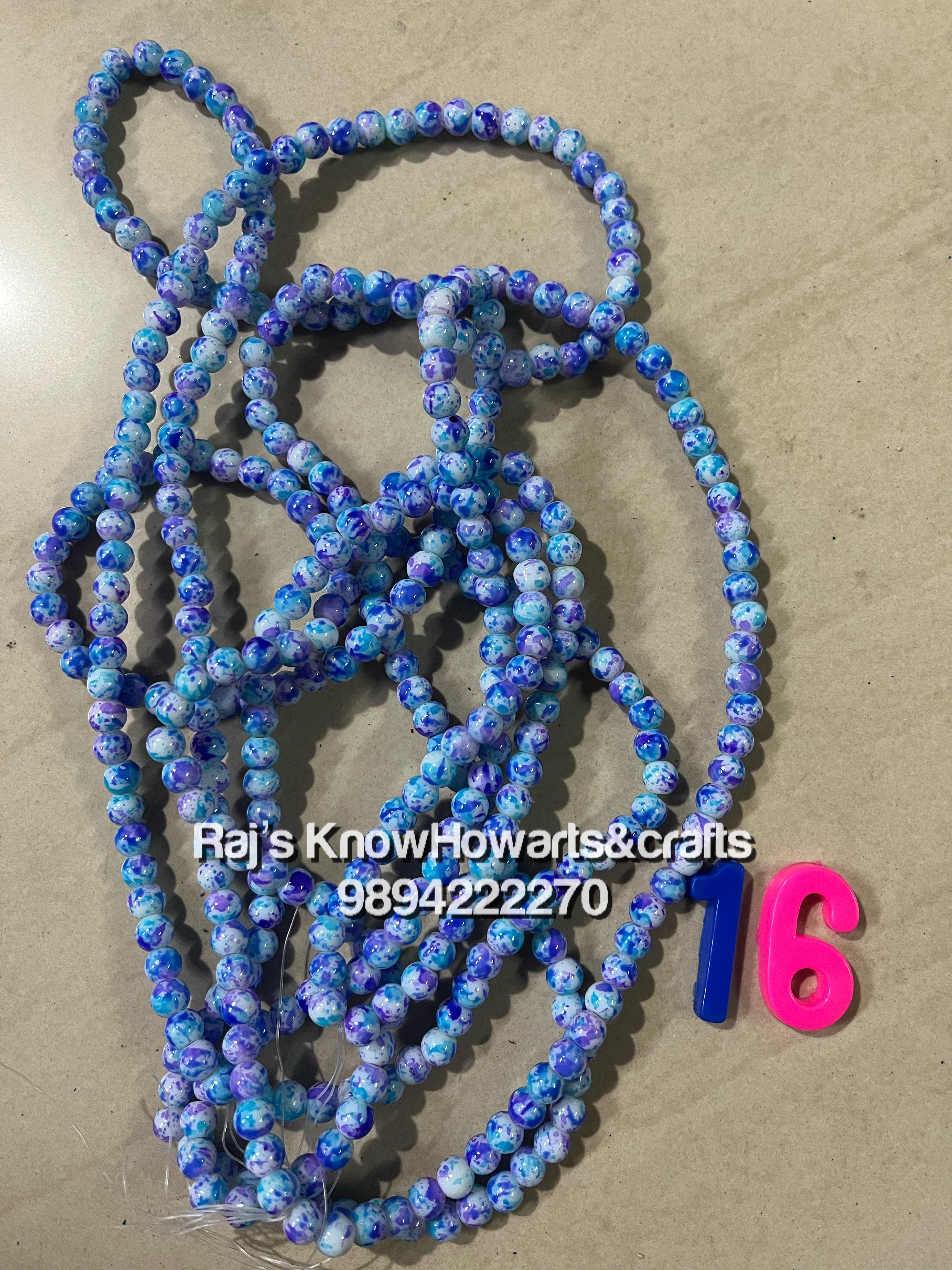 Marble beads - 16