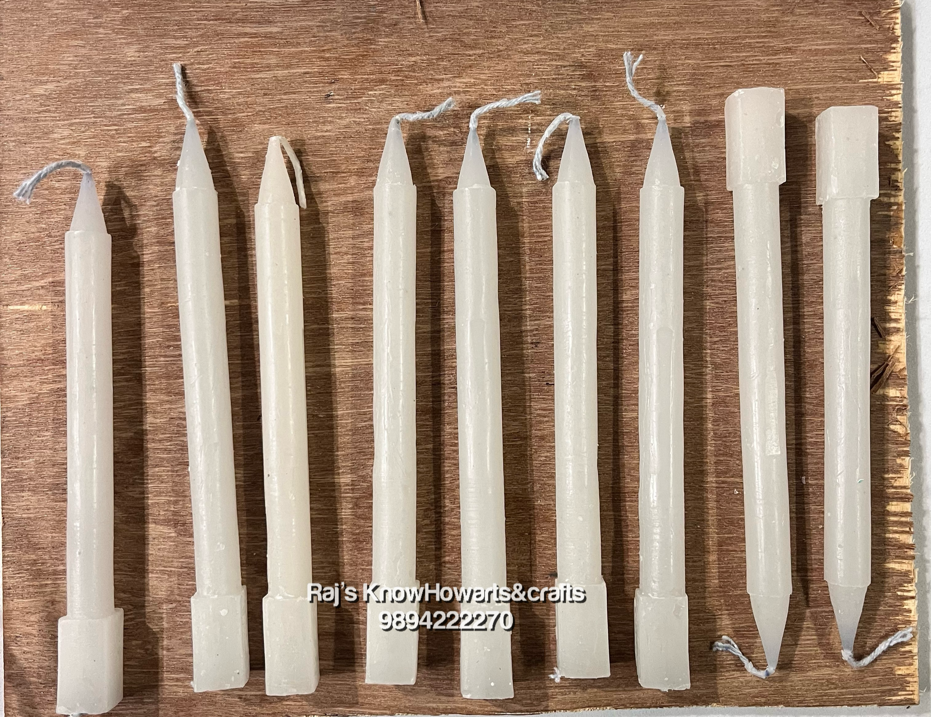 12 PC LONG CANDLES BOX 6 INCH-CANW