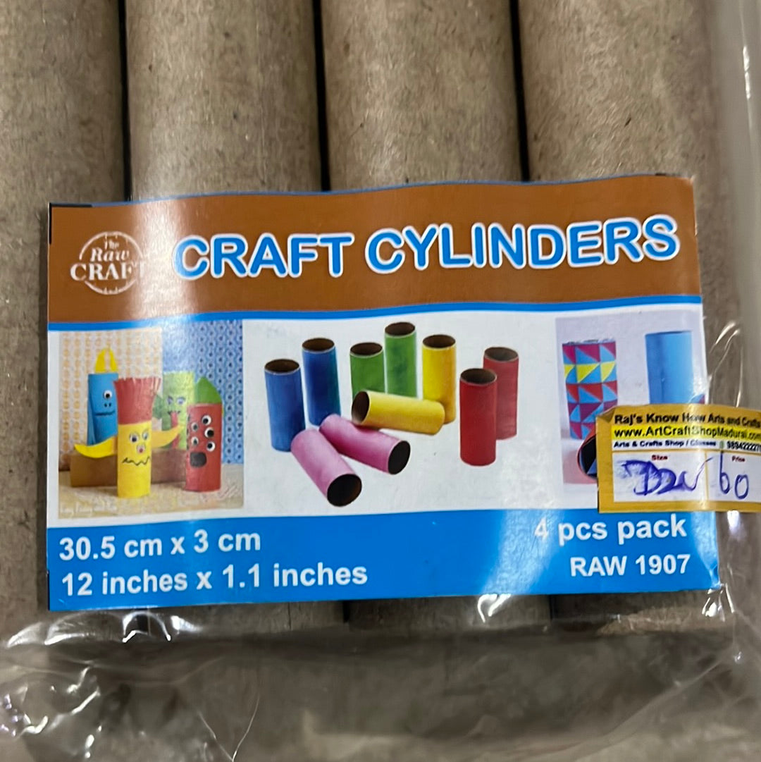 Craft cylinder 12 inches x 1.1 inches 4 pcs