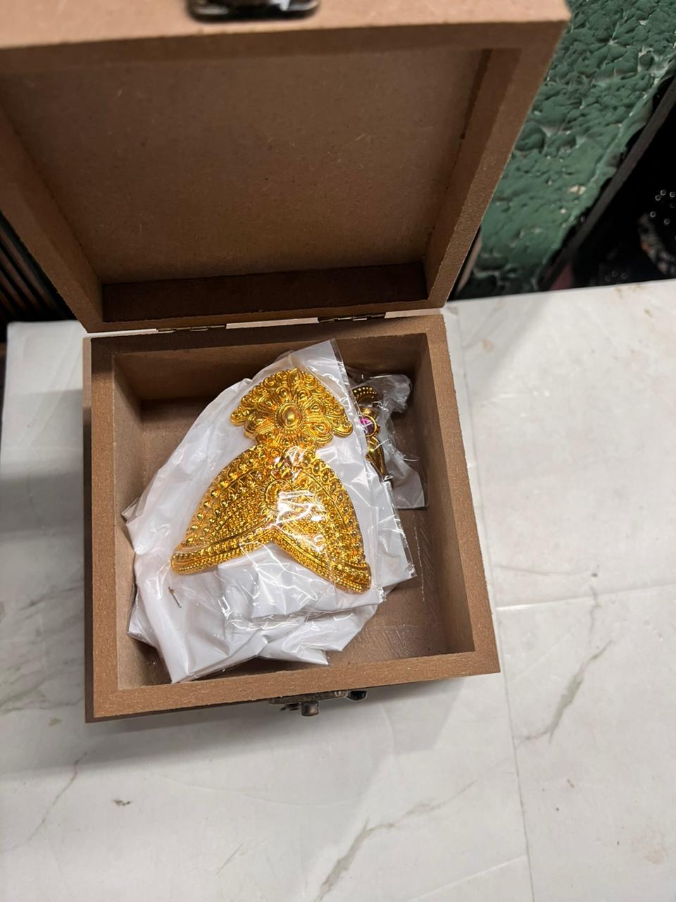 Plain Mdf box for jewelry keeping -5inch-6inch -8inch