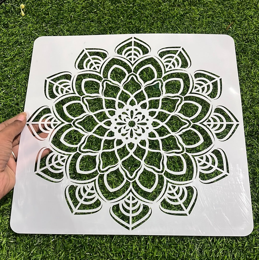 Rangoli stencil design  6