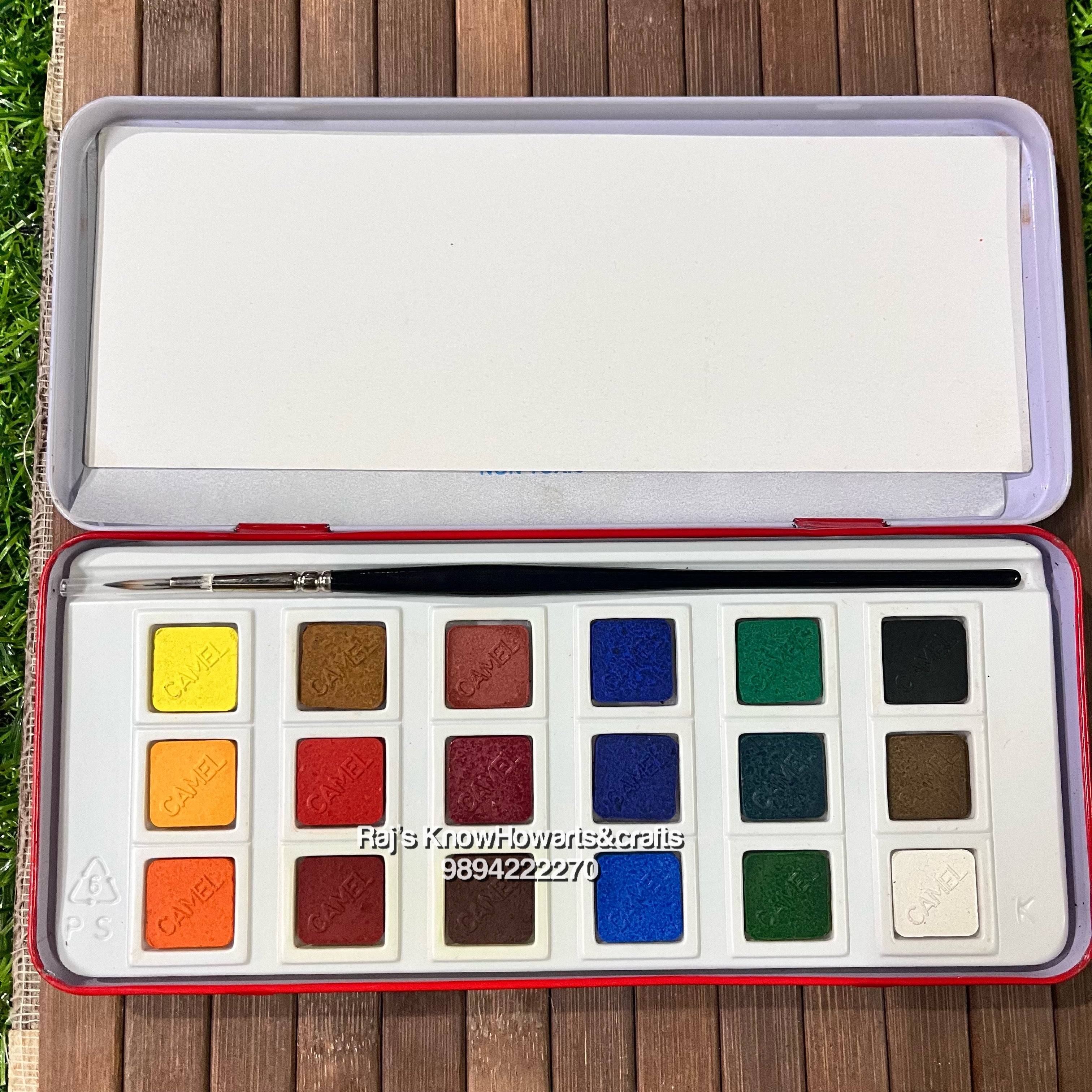 Camel Artist water colour cakes 18  shades