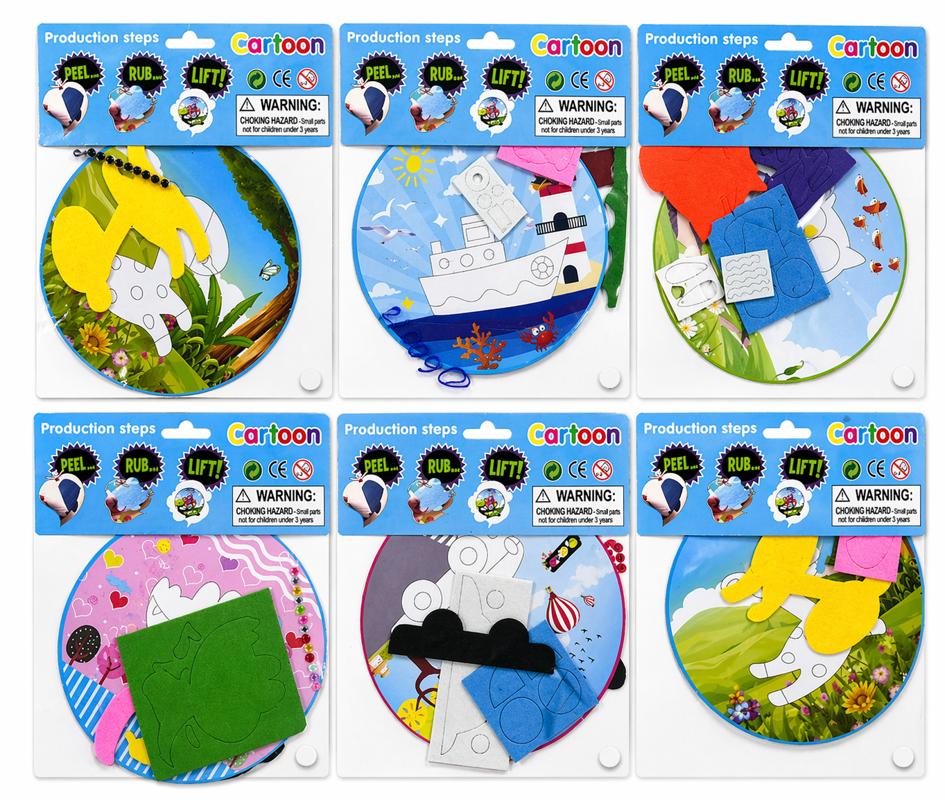 3D cartoon kit 2 pack assorted design -3DCK – KnowHowArtCraft