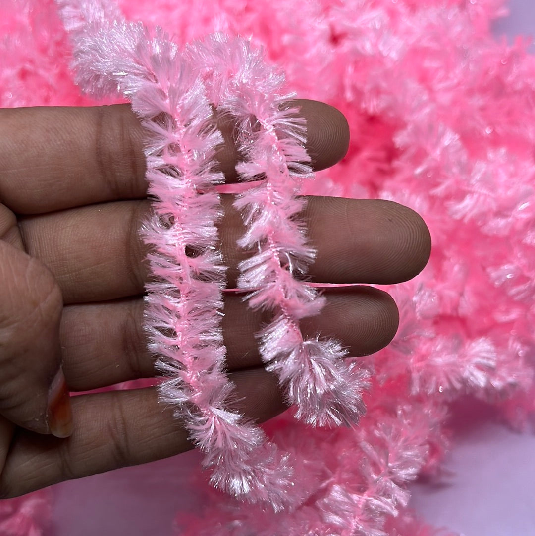 Pink Feather Wool 50g