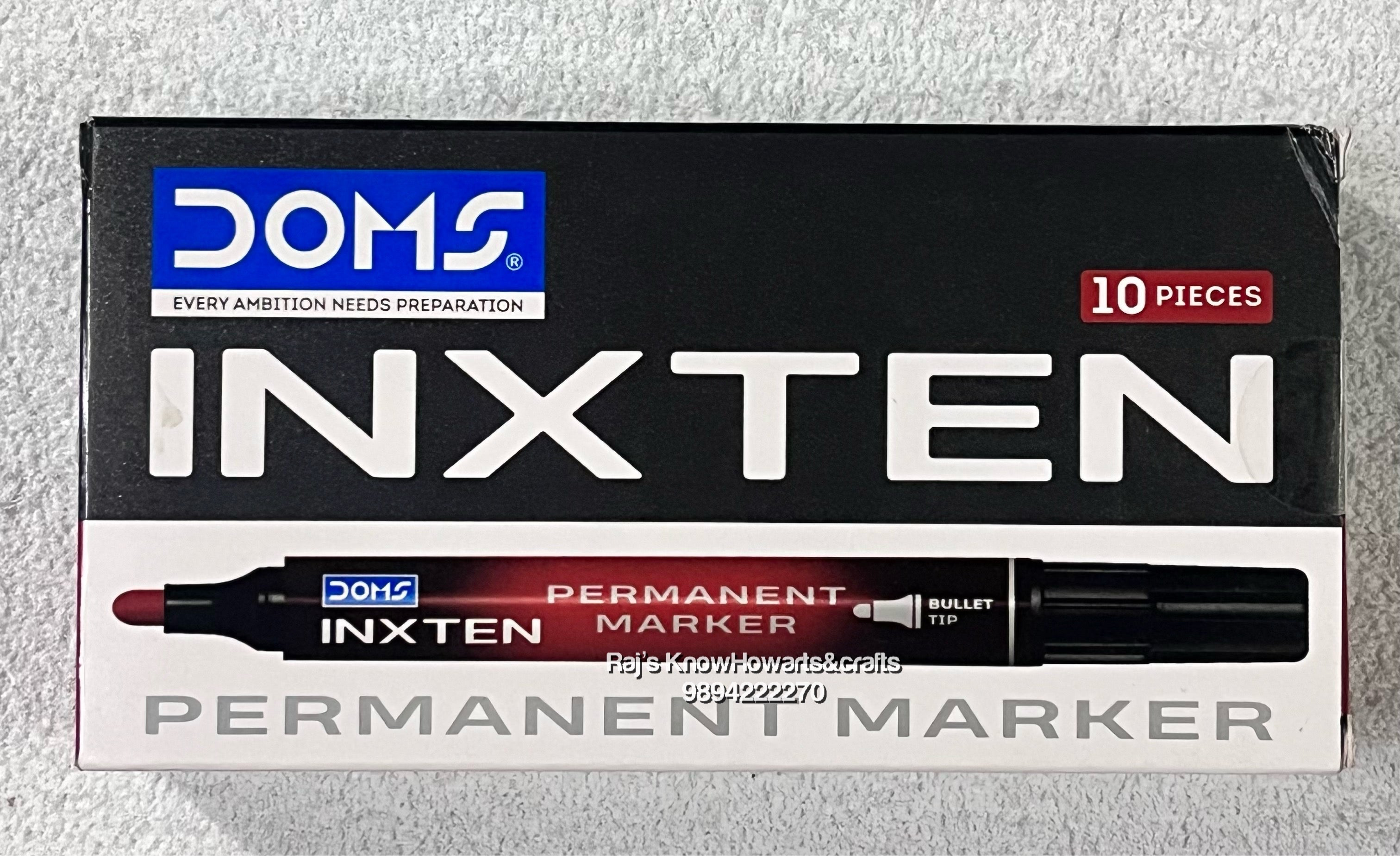 Doms Inxten permanent marker Red - 2 pc