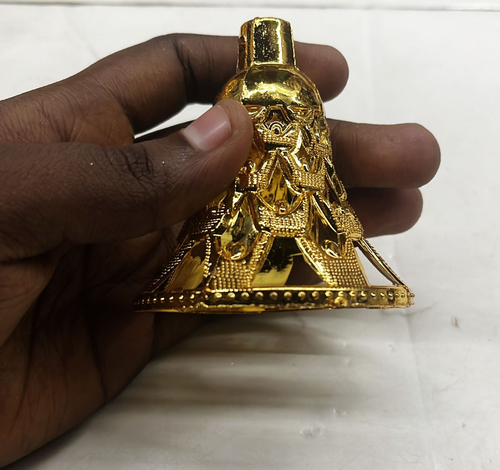 Golden acrylic bell with hole difference size available