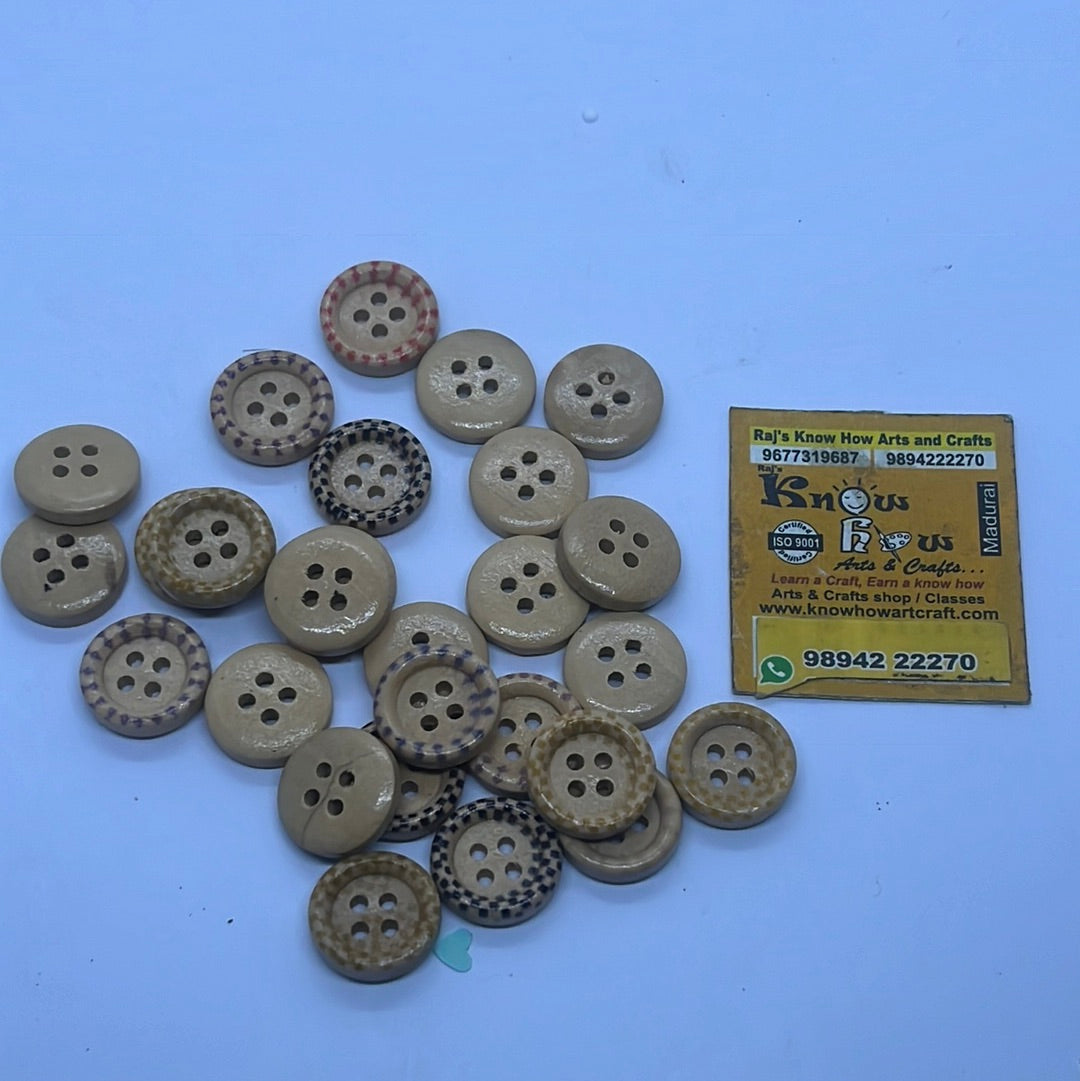 100pcs button  design - Resin filler