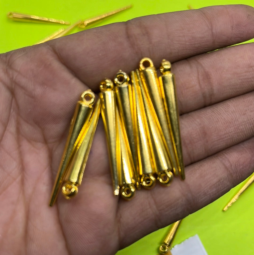 Golden needle  beads more than 25pc