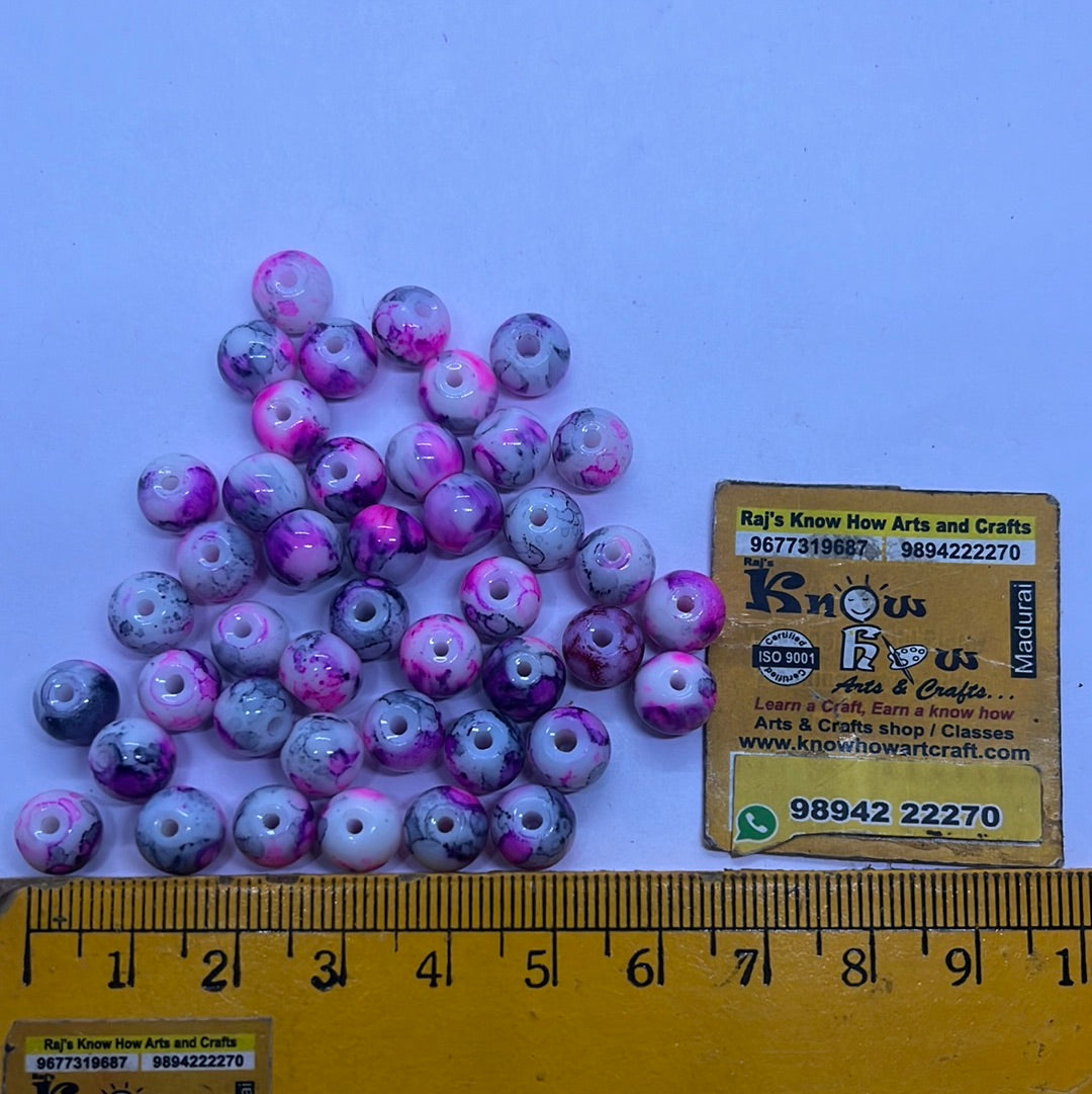 4mm round small beads 50g in a pack