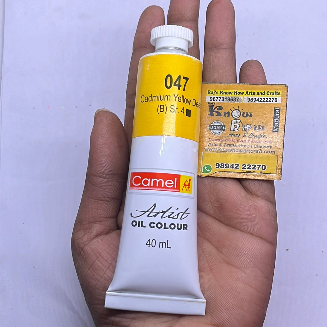 Artist Oil Color cadmium yellow deep 40 ml- 1 tube