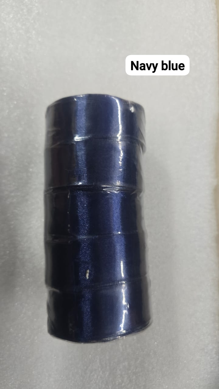 Satin ribbon-prussian blue 1 inch