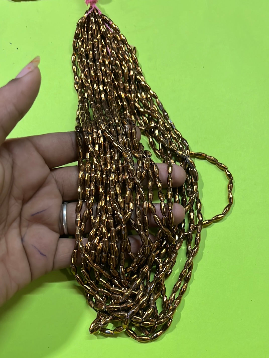 Wheat kothumai beads -500 piece in a bunch 2