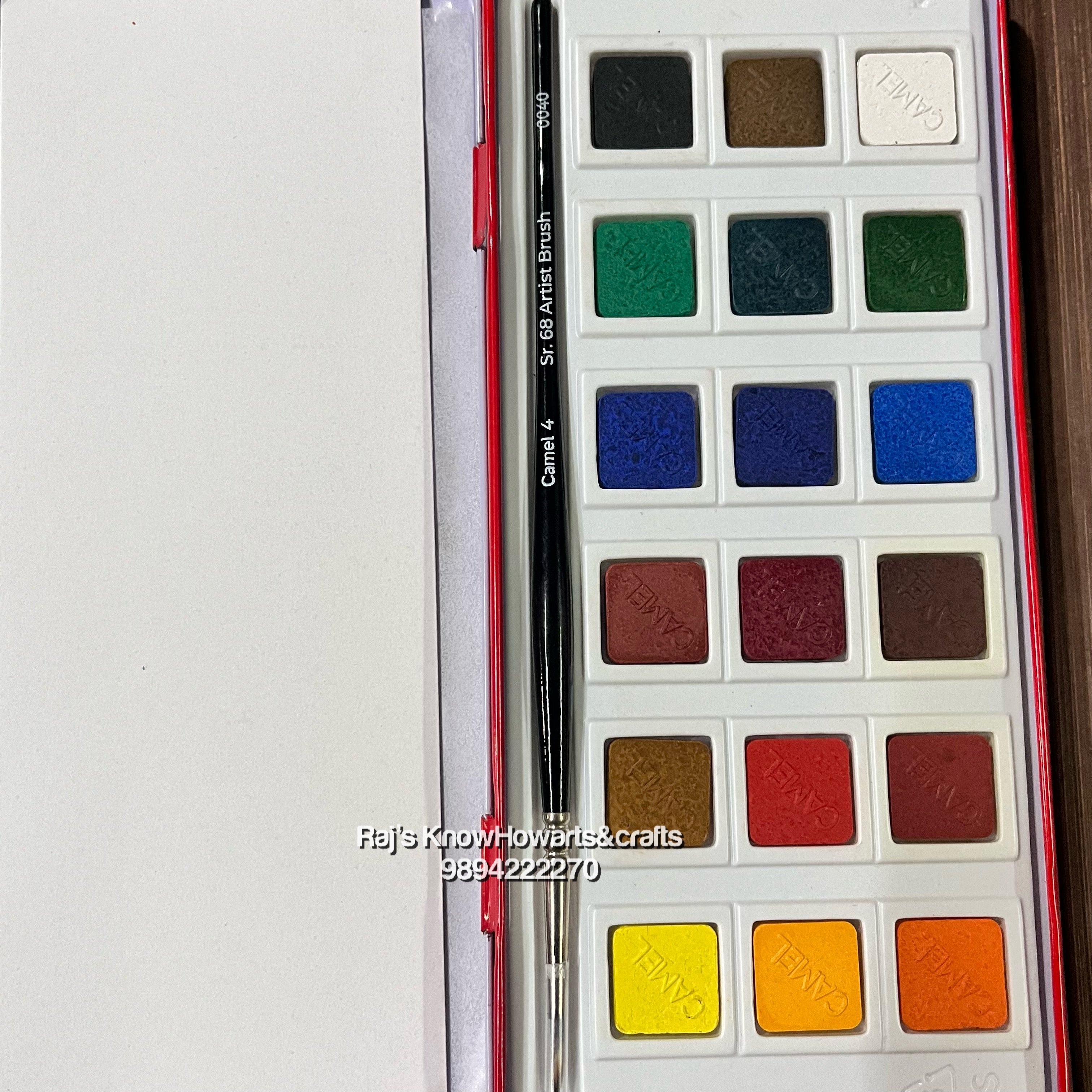 Camel Artist water colour cakes 18  shades