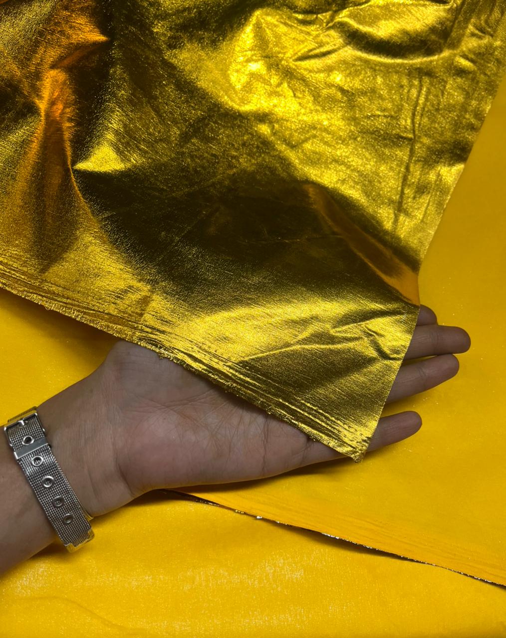 Gold Metallic Cloth 1 metre – KnowHowArtCraft