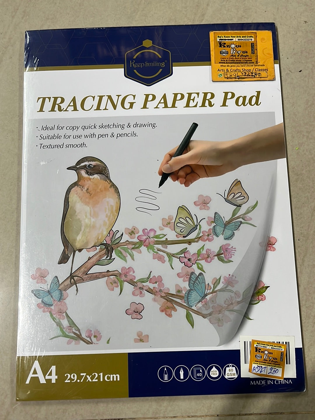 Tracing paper pad A4 29.7*21cm