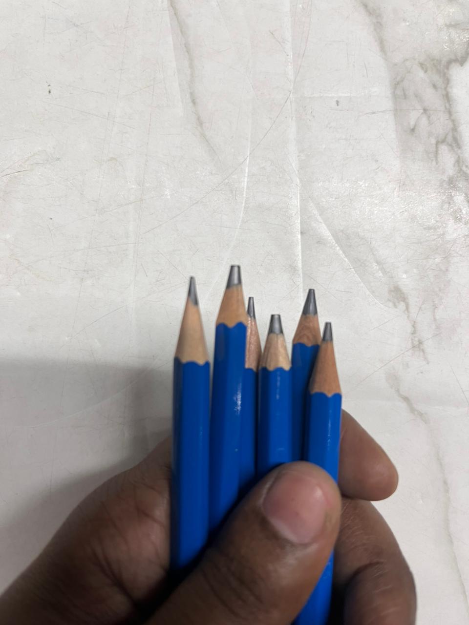 6 Assorted Staedtler Mars Mumograph drawings pencil set blue -8710