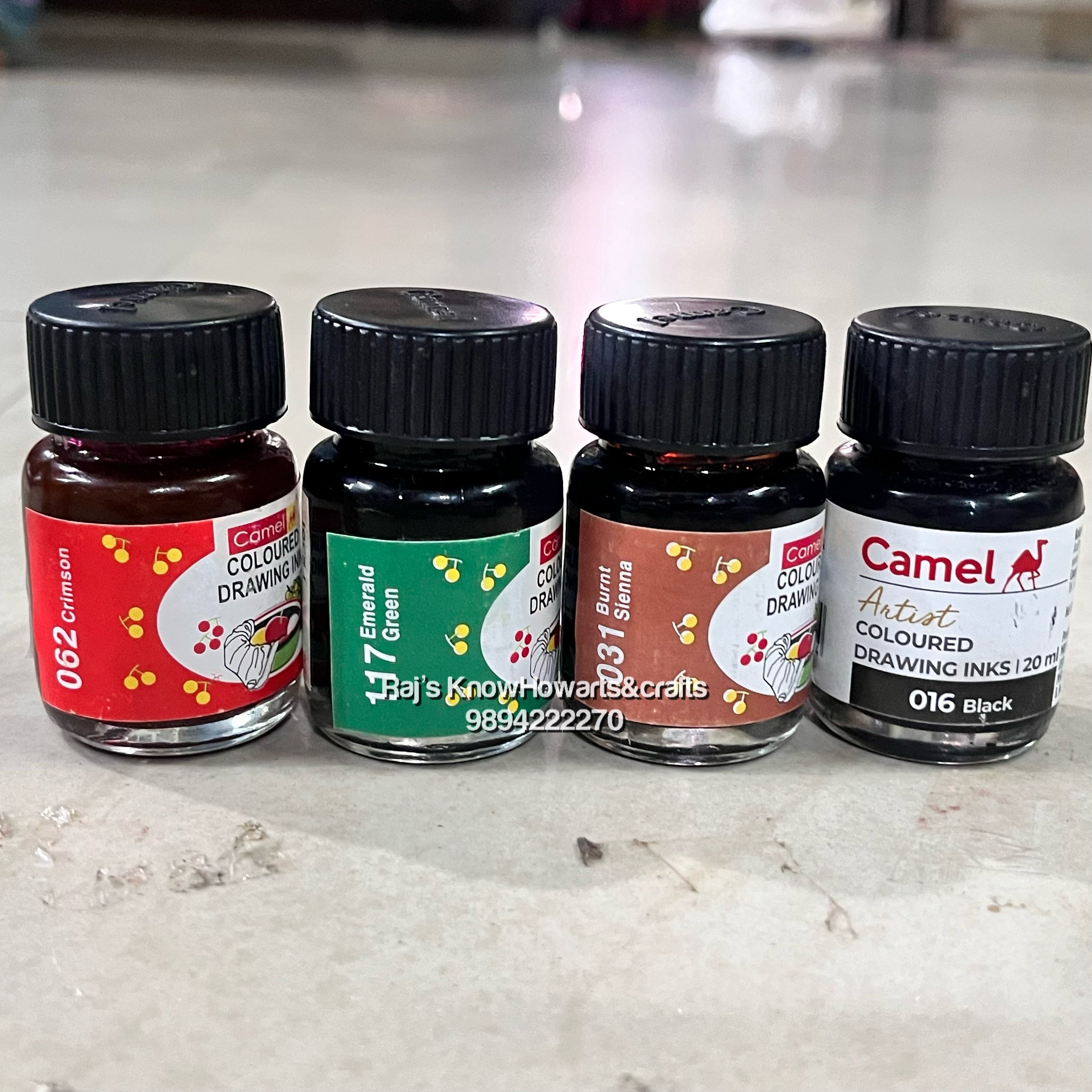 Camel Drawing Ink - 4pc set – KnowHowArtCraft