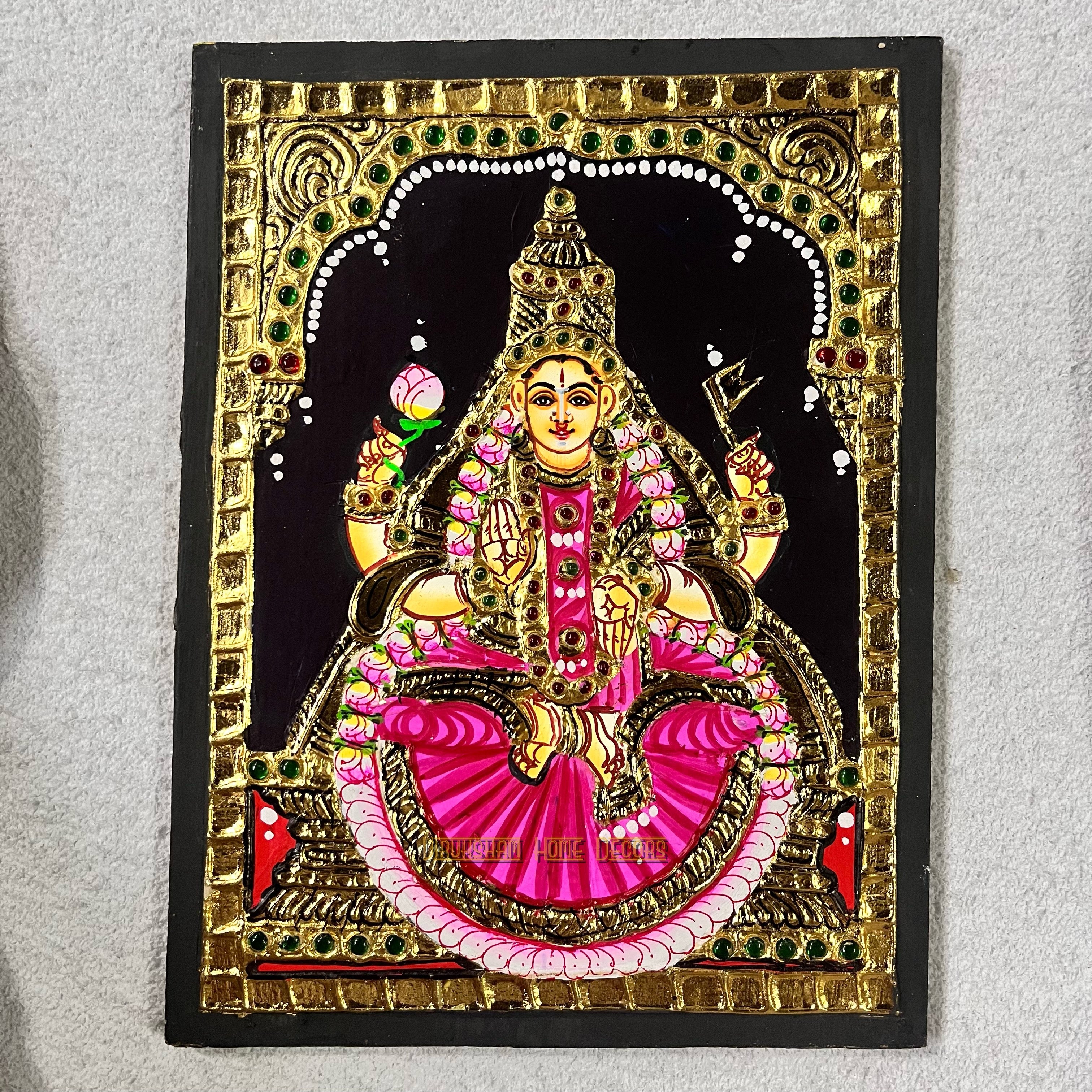 Ashtalakshmi set Coloured Tanjore paintings