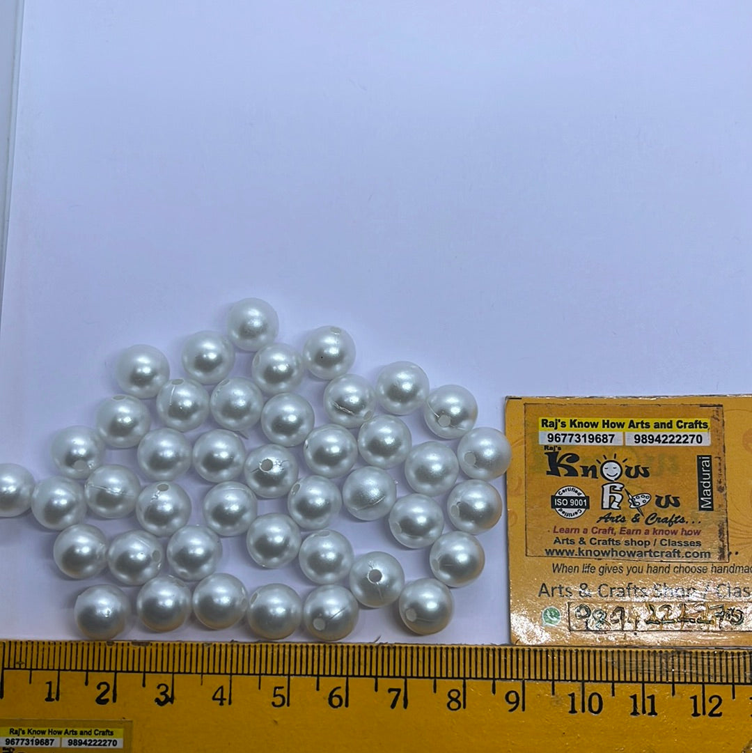 10mm Round  Pearl   25 g