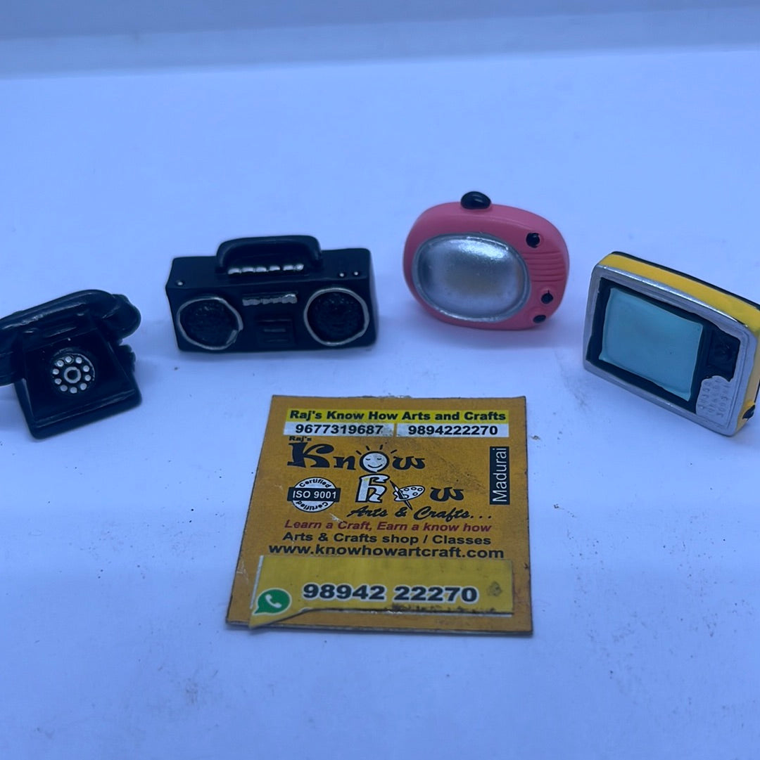 Miniature-Home Appliances 4pcs